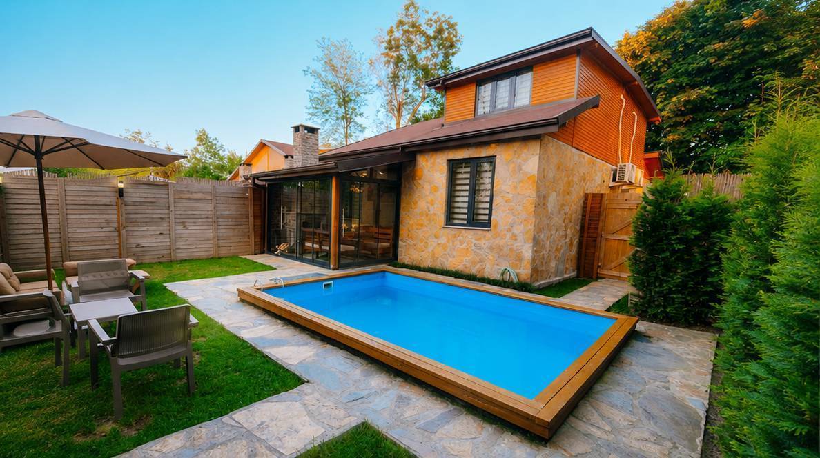 Kartepe Maşukiye'de Yemyeşil Doğada, Özel Havuzlu, Jakuzili Villa 44638