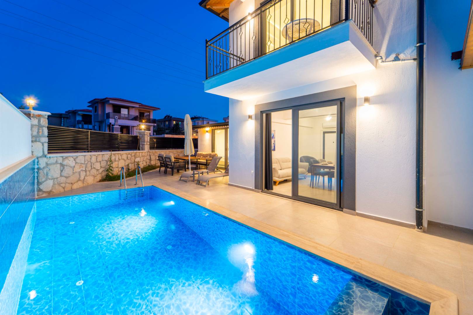 Kaş Andifli'de Çekirdek Ailelere Uygun, Özel Havuzlu, Kiralık Villa