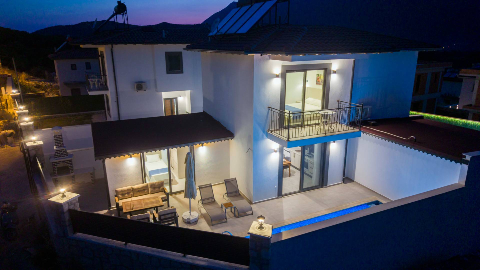 Kaş Andifli'de Çekirdek Ailelere Uygun, Özel Havuzlu, Kiralık Villa