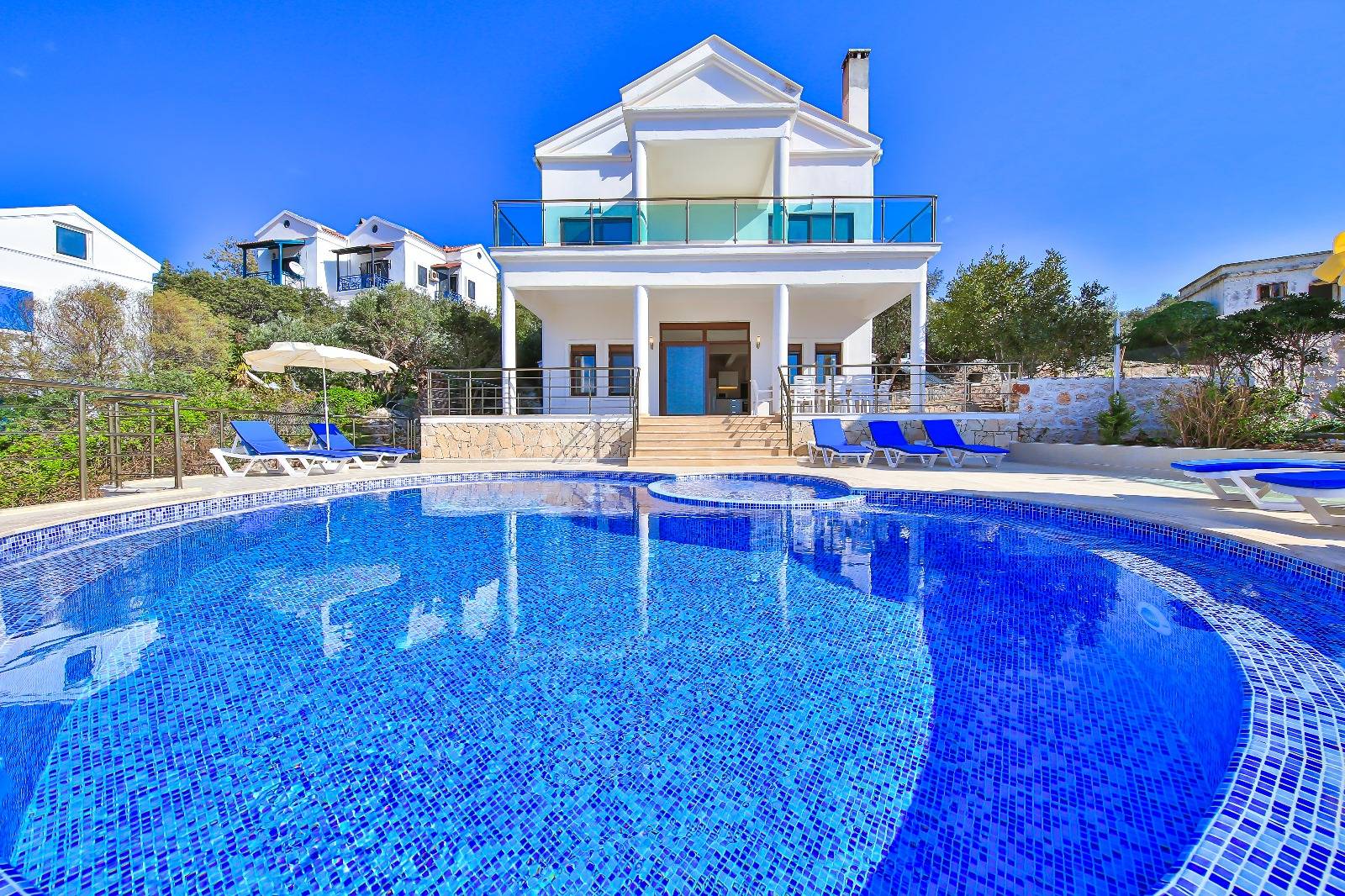 Kaş Andifli'de Enfes Deniz Manzaralı, Sonsuzluk Havuzlu, Modern Villa 46094