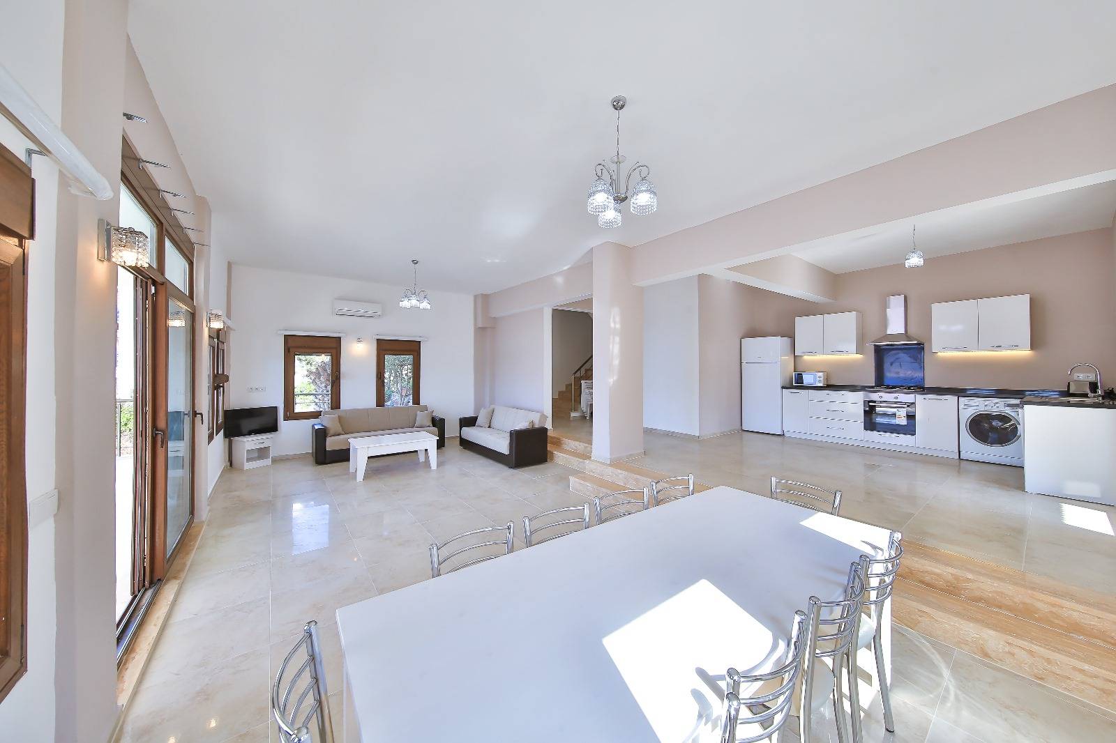 Kaş Andifli'de Enfes Deniz Manzaralı, Sonsuzluk Havuzlu, Modern Villa 46094 — 7
