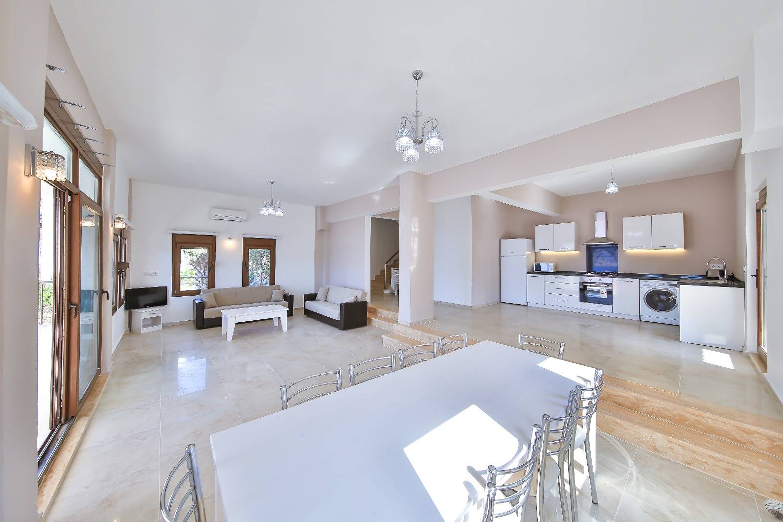 Kaş Andifli'de Enfes Deniz Manzaralı, Sonsuzluk Havuzlu, Modern Villa 46094 — 8
