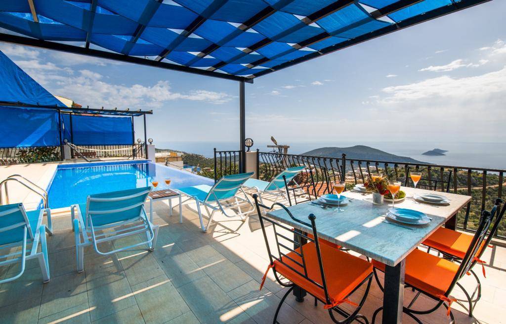 Kaş Bezirgan'da Merkeze Yakın, Özel Havuzlu, Manzaralı Villa 45916 — 6