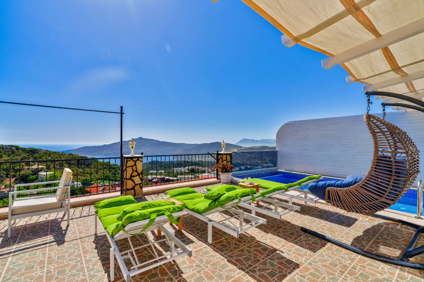 Kaş Bezirgan'da Sakin Konumda, Özel Havuzlu, 4 Kişilik Villa 42690 — 3
