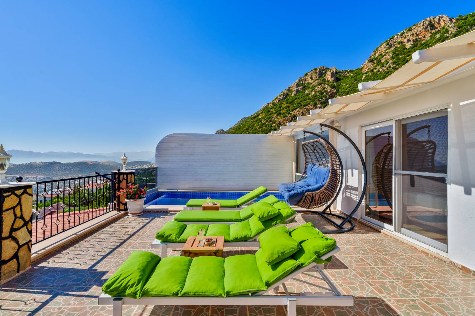 Kaş Bezirgan'da Sakin Konumda, Özel Havuzlu, 4 Kişilik Villa 42690 — 4