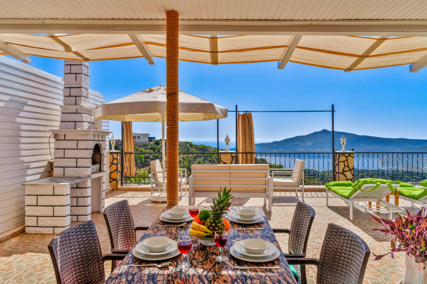 Kaş Bezirgan'da Sakin Konumda, Özel Havuzlu, 4 Kişilik Villa 42690 — 7