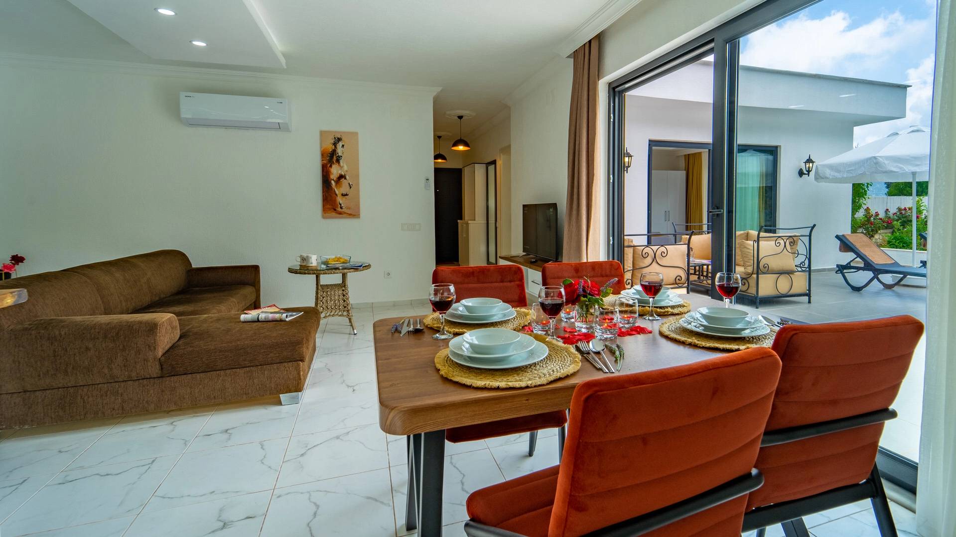 Kaş Bezirgan'da Sakin Konumda, Özel Havuzlu, 4 Kişilik Villa
