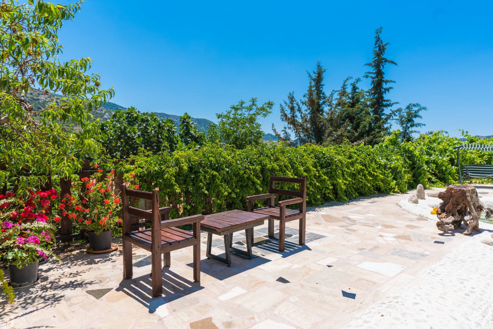 Kaş Bezirgan'da Saunalı, Özel Havuzlu, Tuz ve Buhar Odalı, Bahçeli Villa