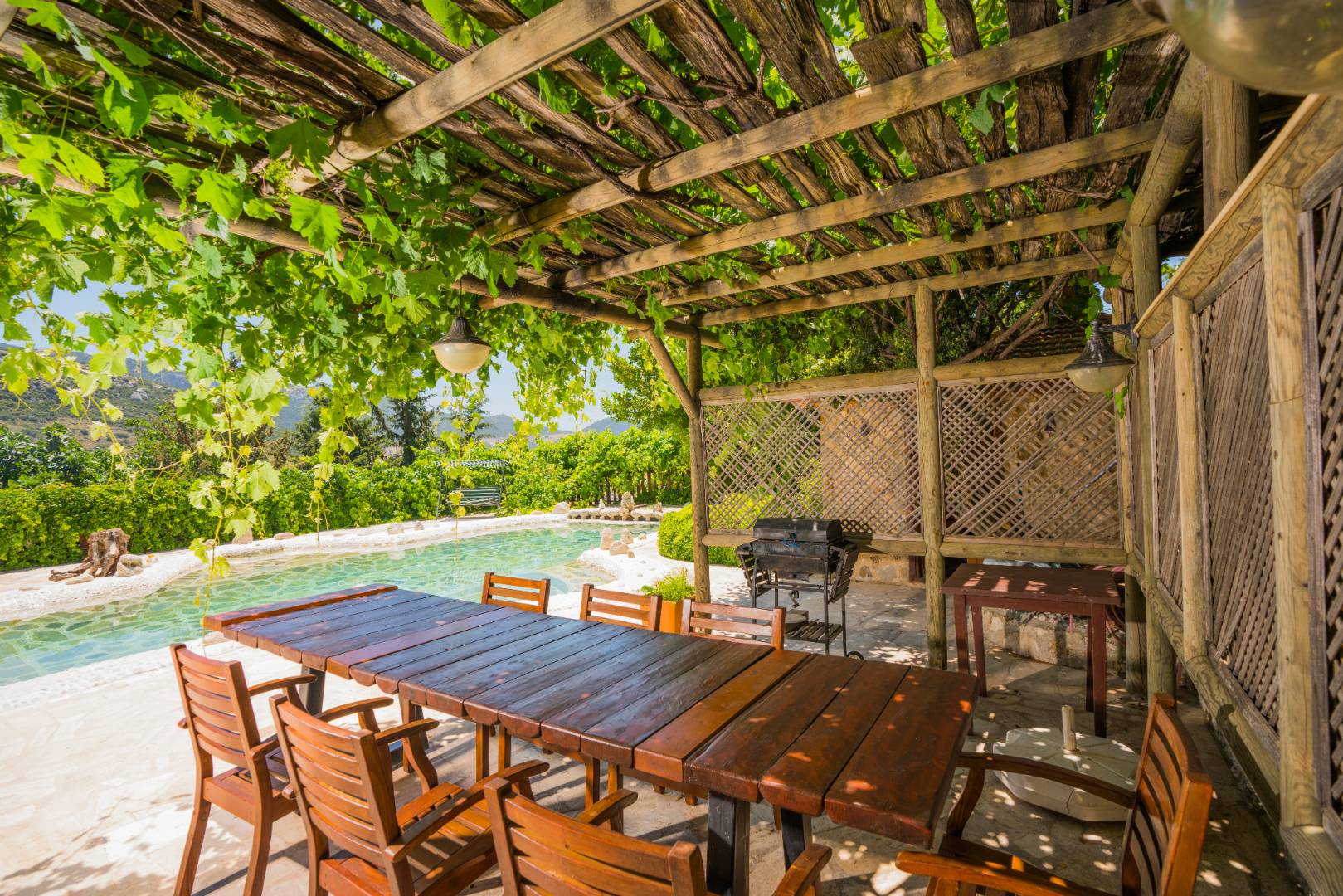 Kaş Bezirgan'da Saunalı, Özel Havuzlu, Tuz ve Buhar Odalı, Bahçeli Villa
