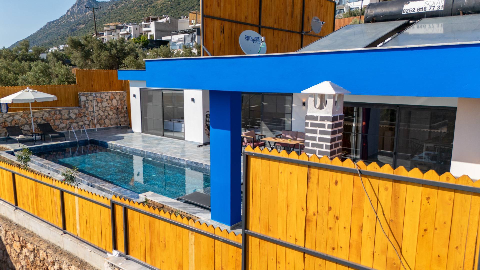 Kaş Bezirgan'de Enfes Doğa Manzaralı, Özel Havuzlu, Kiralık Villa