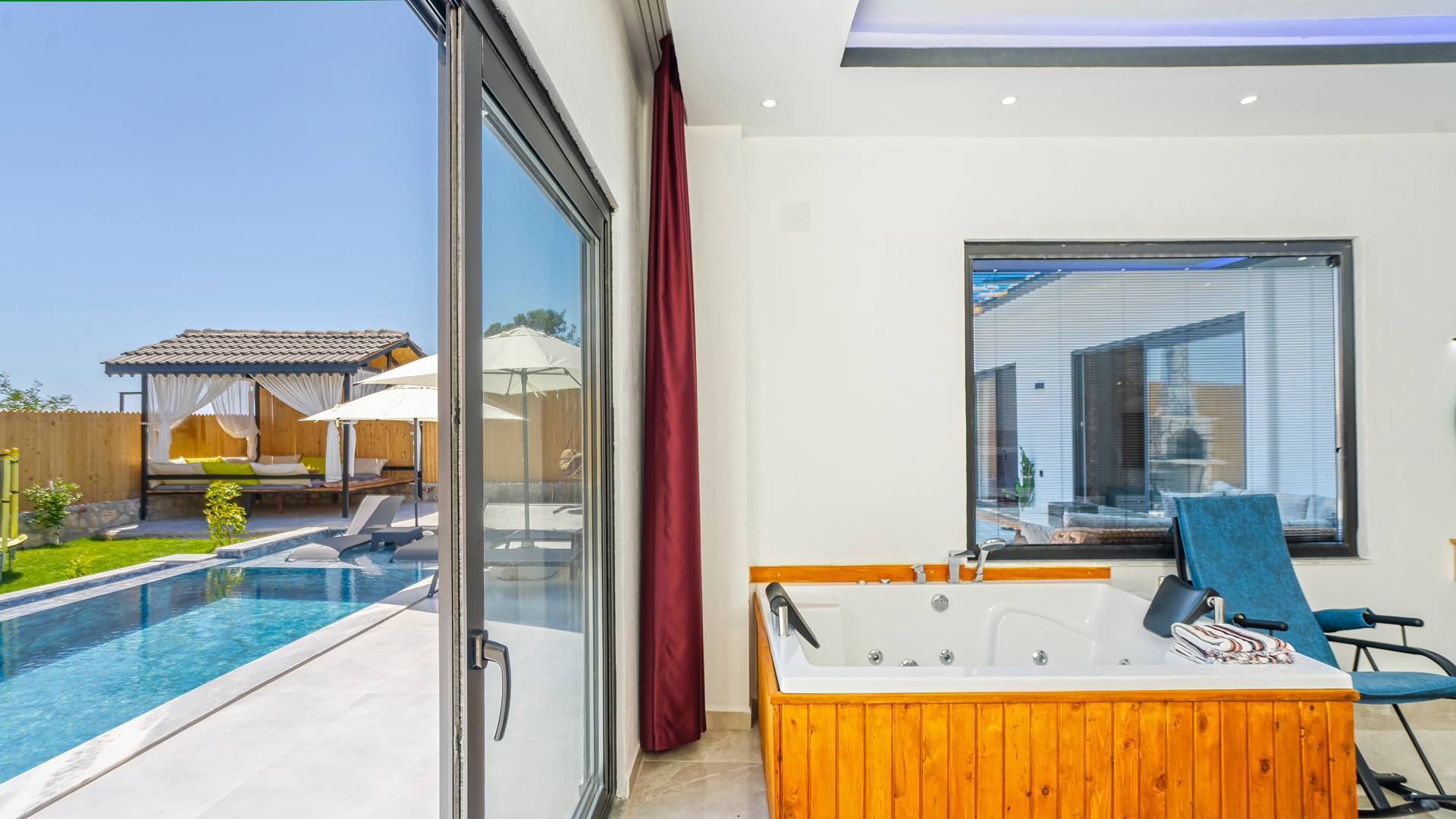 Kaş Çavdır'da Çekirdek Ailelere Uygun, Özel Havuzlu, Korunaklı Villa