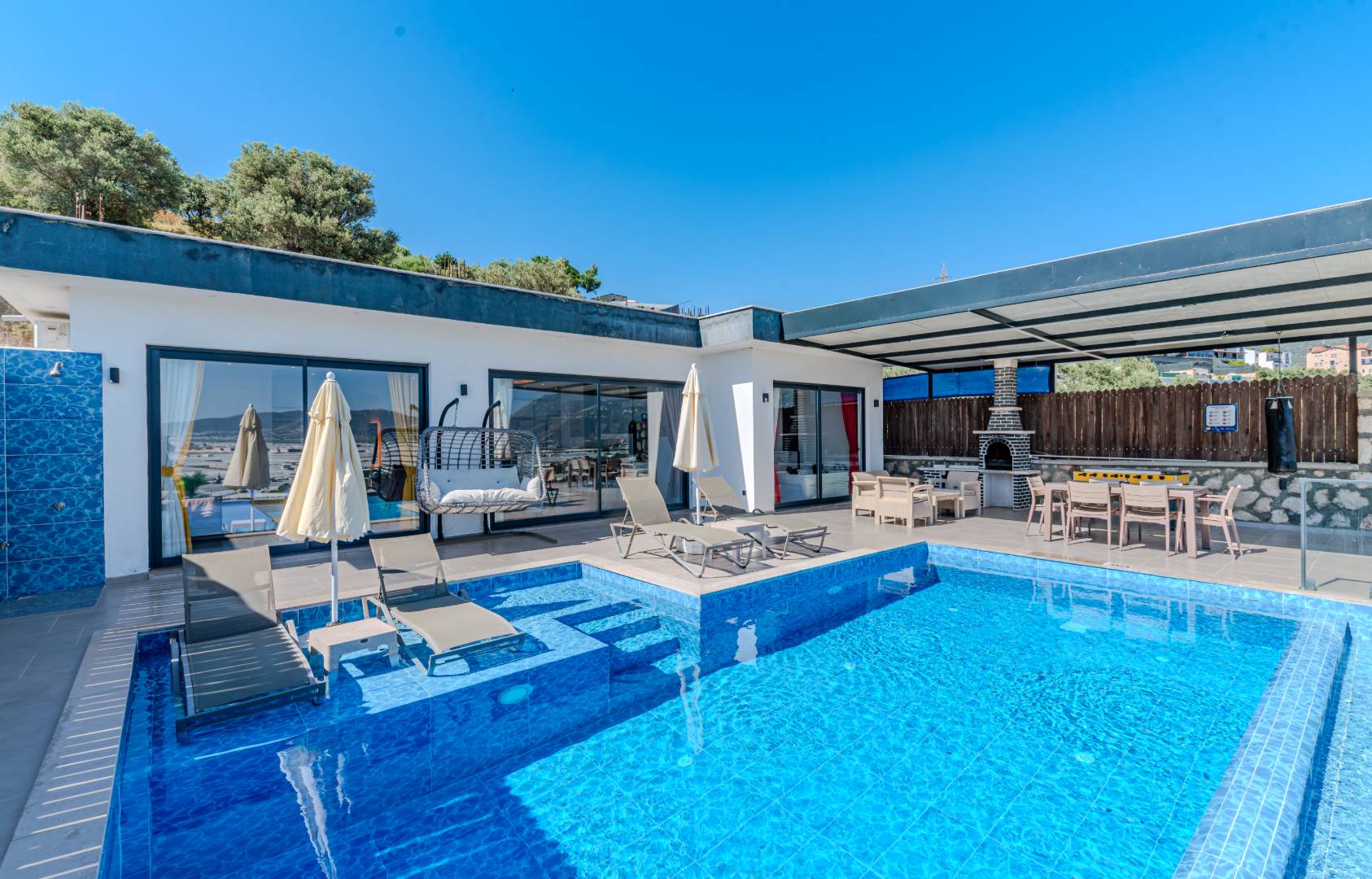 Kaş Çavdır'da Doğa İçerisinde, Özel Havuzlu, 5 Kişilik Lüks Villa 46156