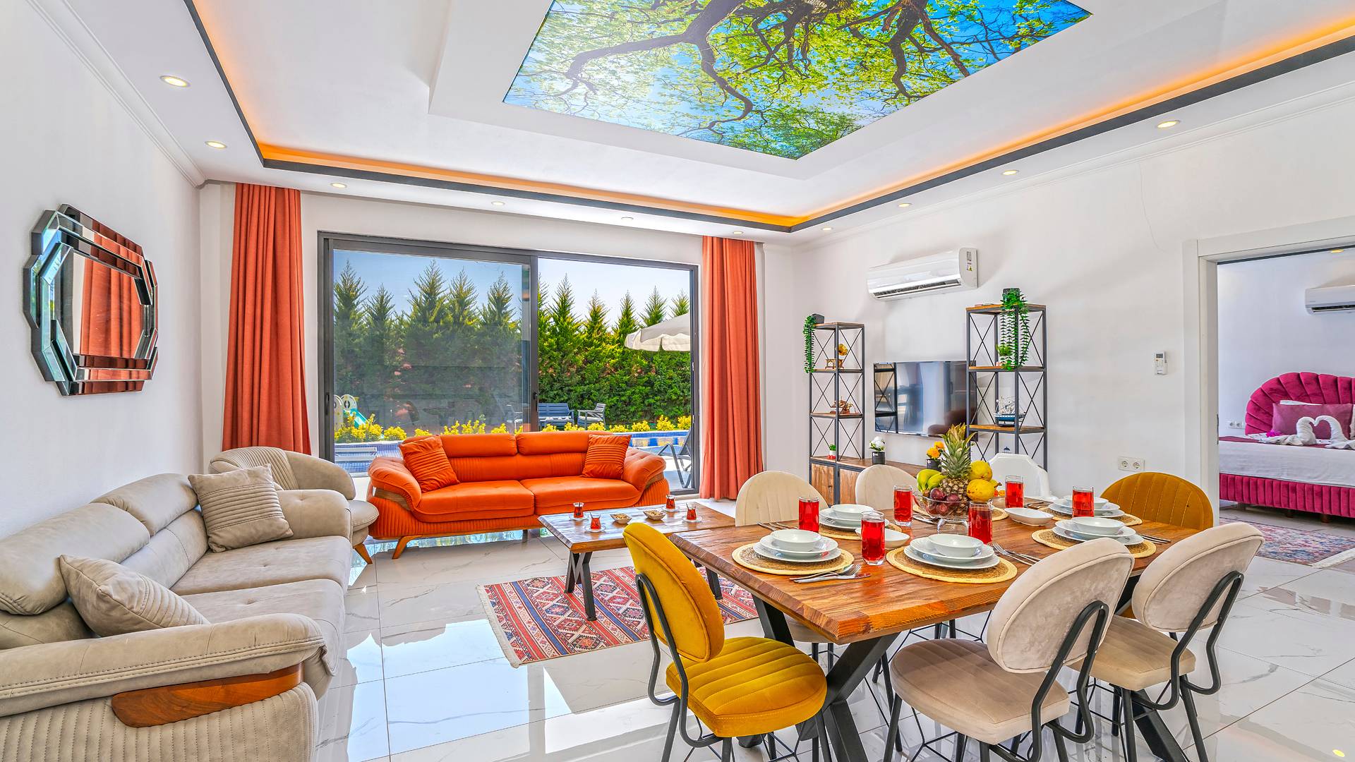 Kaş Çavdır'da Doğa İçersinde, Özel Havuzlu, Konforlu Villa