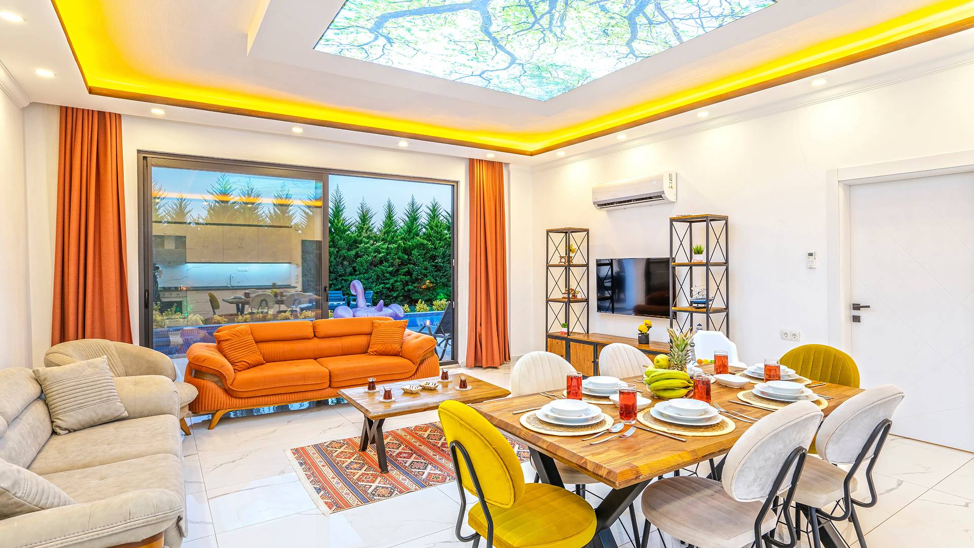 Kaş Çavdır'da Doğa İçersinde, Özel Havuzlu, Konforlu Villa