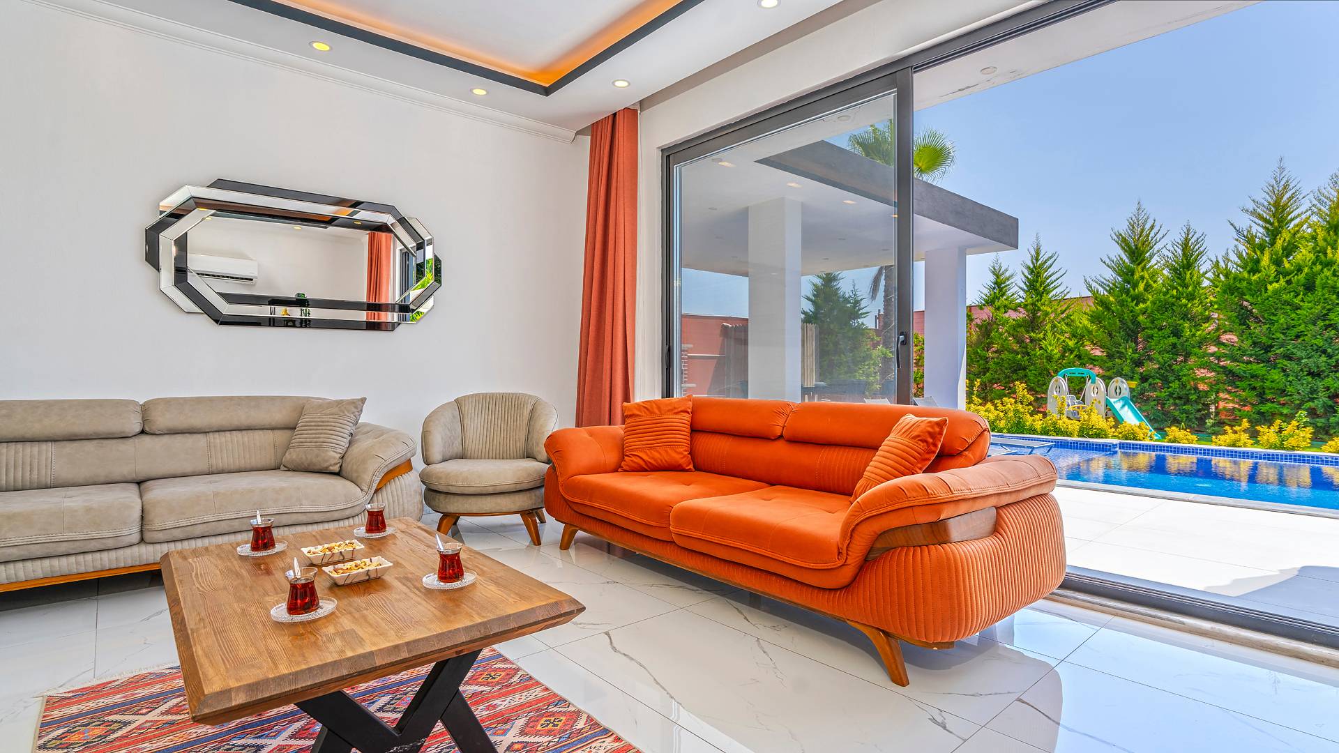 Kaş Çavdır'da Doğa İçersinde, Özel Havuzlu, Konforlu Villa