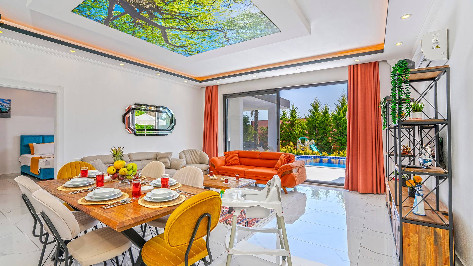 Kaş Çavdır'da Doğa İçersinde, Özel Havuzlu, Konforlu Villa