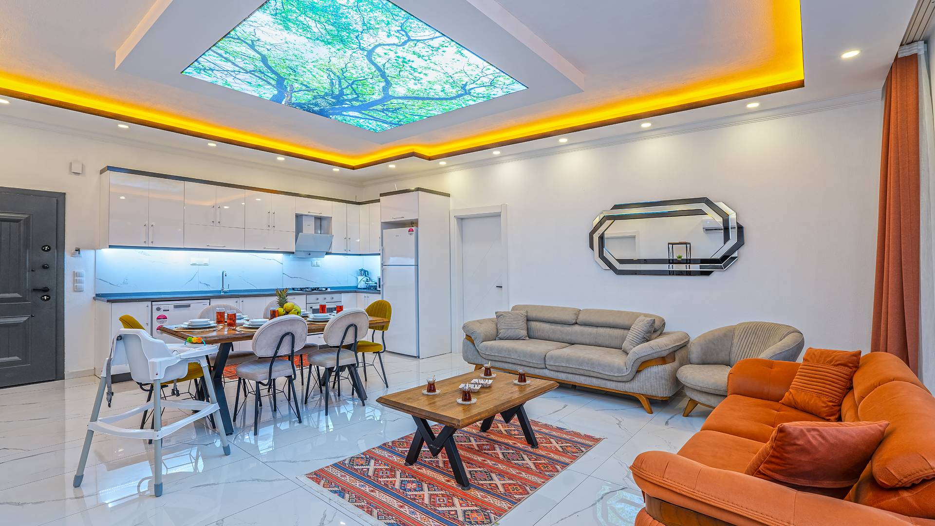Kaş Çavdır'da Doğa İçersinde, Özel Havuzlu, Konforlu Villa