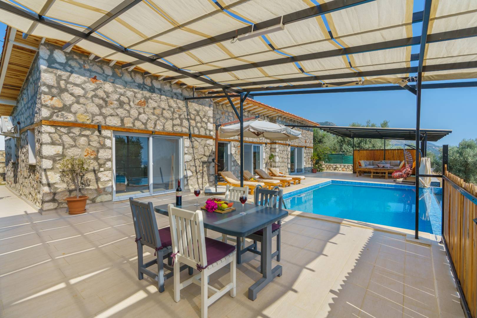 Kaş Çavdır'da Huzurlu Doğada, Özel Havuzlu, 2+1 Villa