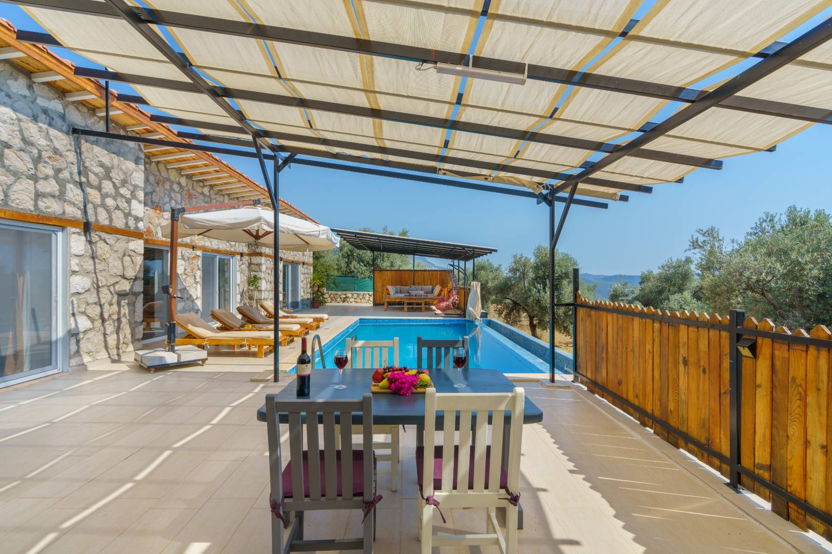 Kaş Çavdır'da Huzurlu Doğada, Özel Havuzlu, 2+1 Villa
