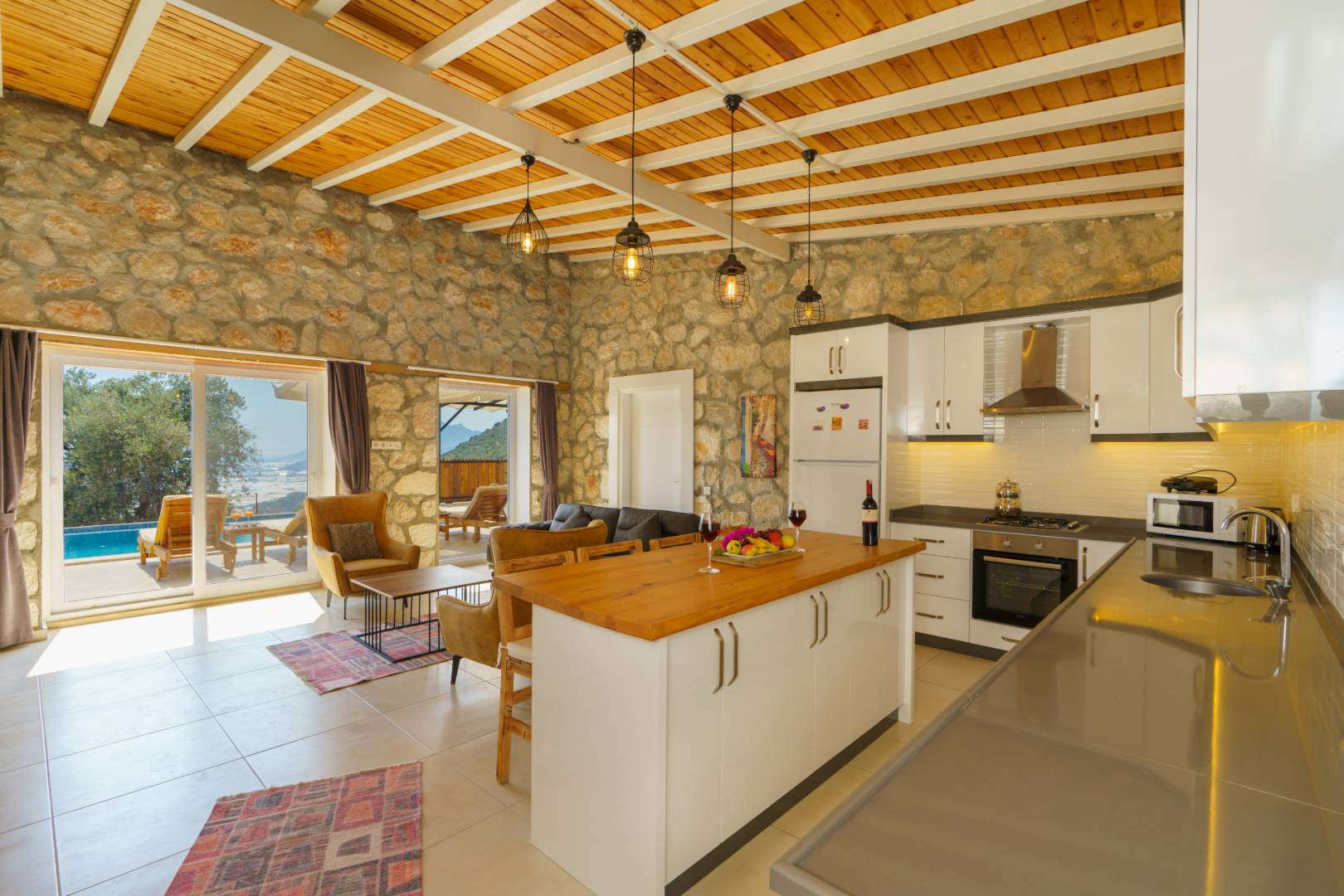 Kaş Çavdır'da Huzurlu Doğada, Özel Havuzlu, 2+1 Villa