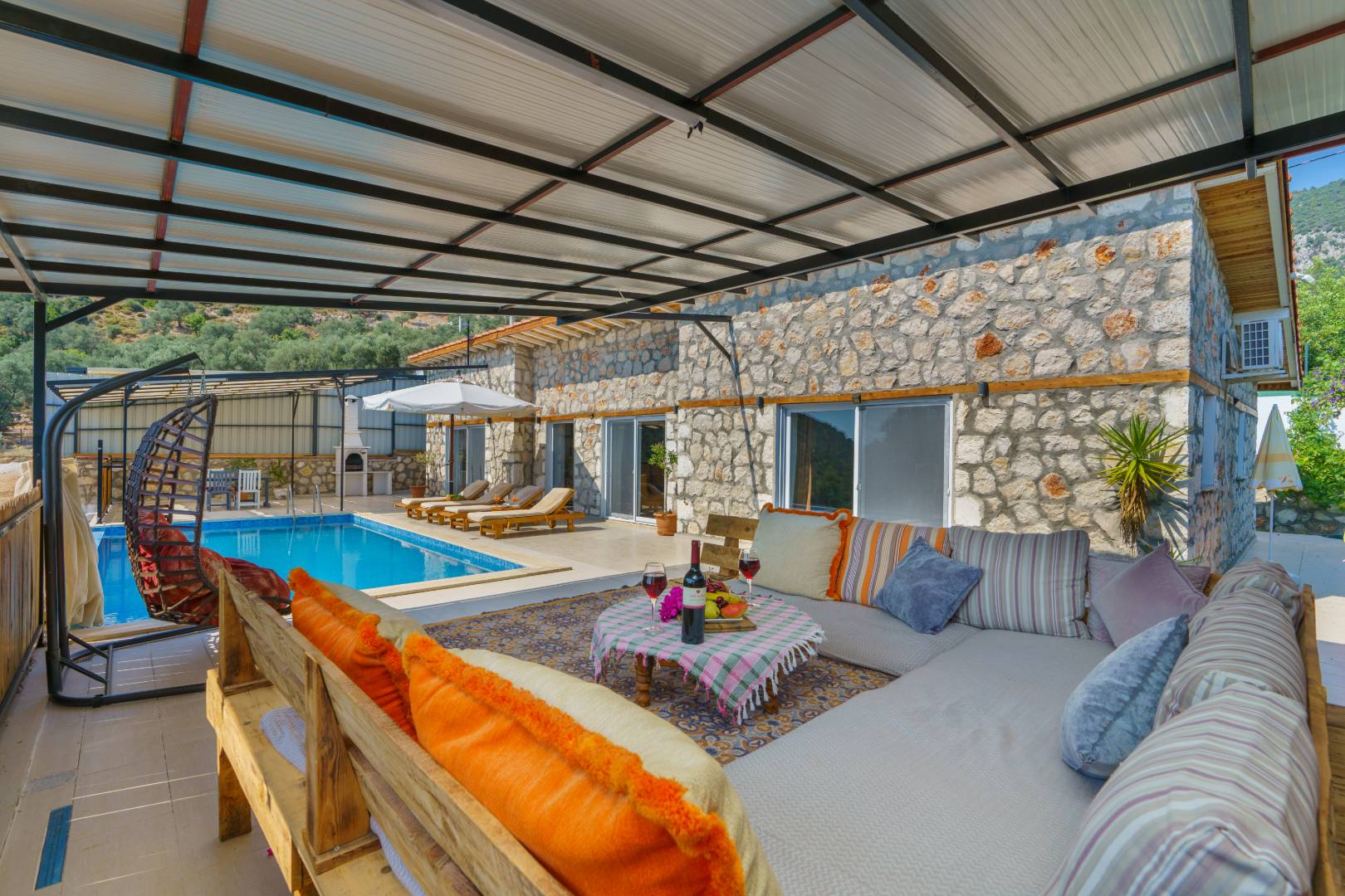 Kaş Çavdır'da Huzurlu Doğada, Özel Havuzlu, 2+1 Villa
