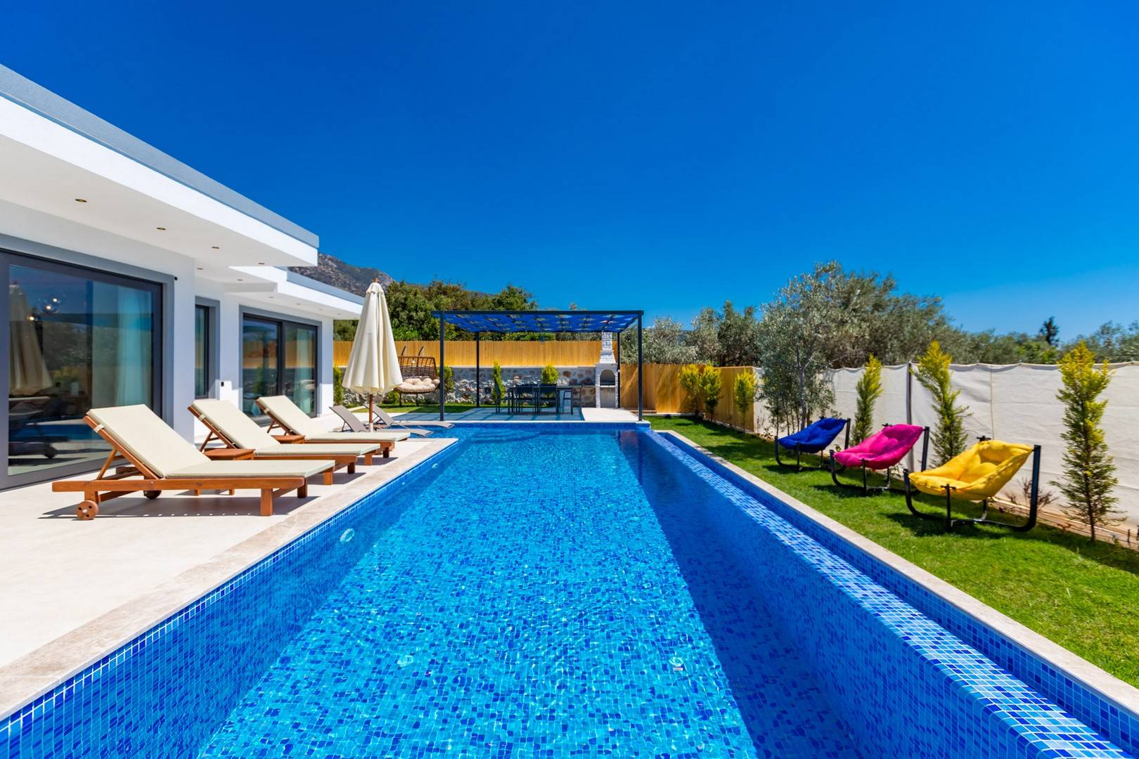 Kaş Çavdır'da Sakin Konumda, Özel Havuzlu, 5 Kişilik Villa 46086 — 4