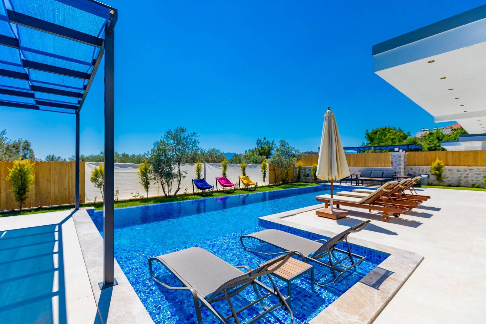 Kaş Çavdır'da Sakin Konumda, Özel Havuzlu, 5 Kişilik Villa 46086 — 6