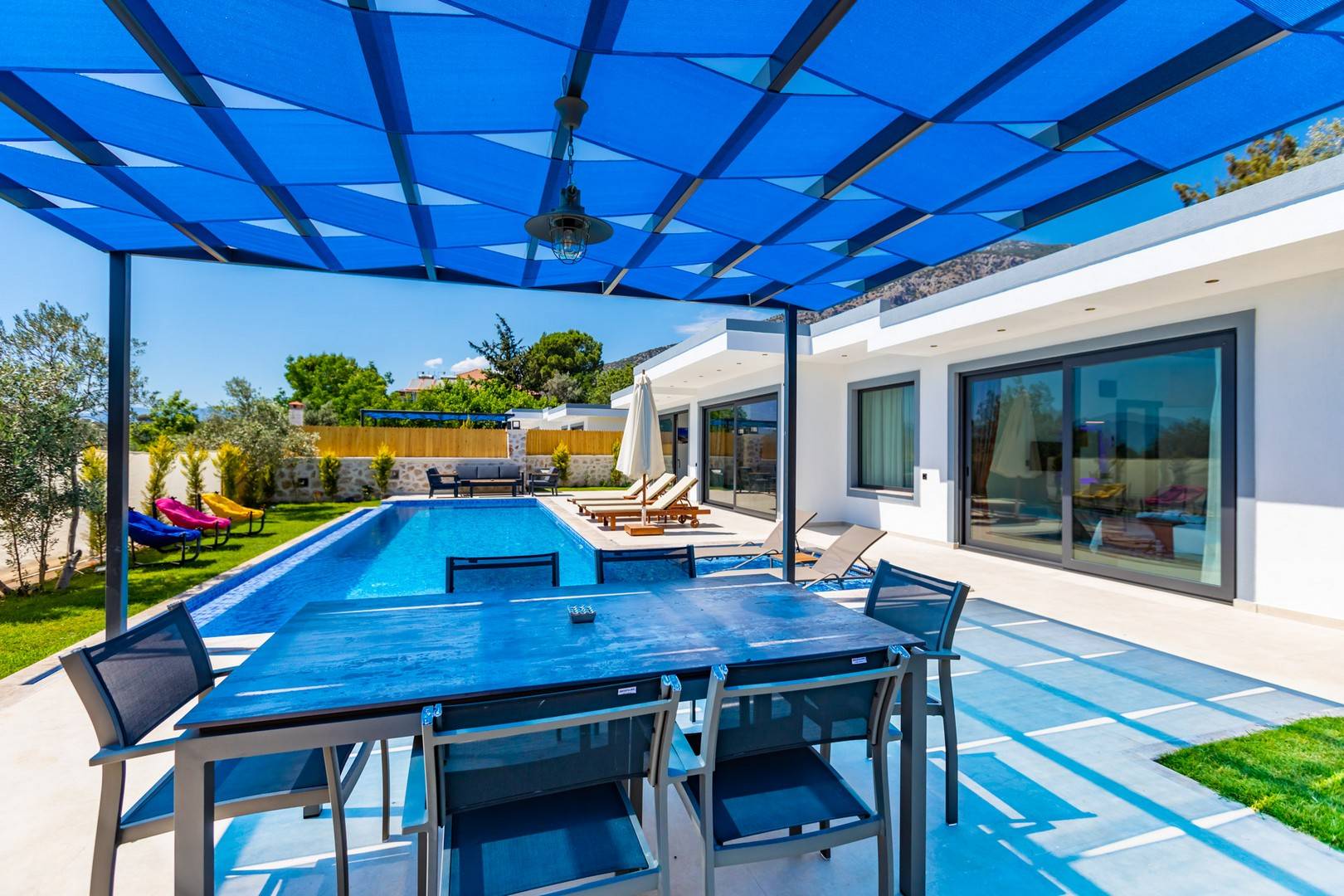 Kaş Çavdır'da Sakin Konumda, Özel Havuzlu, 5 Kişilik Villa 46086 — 7