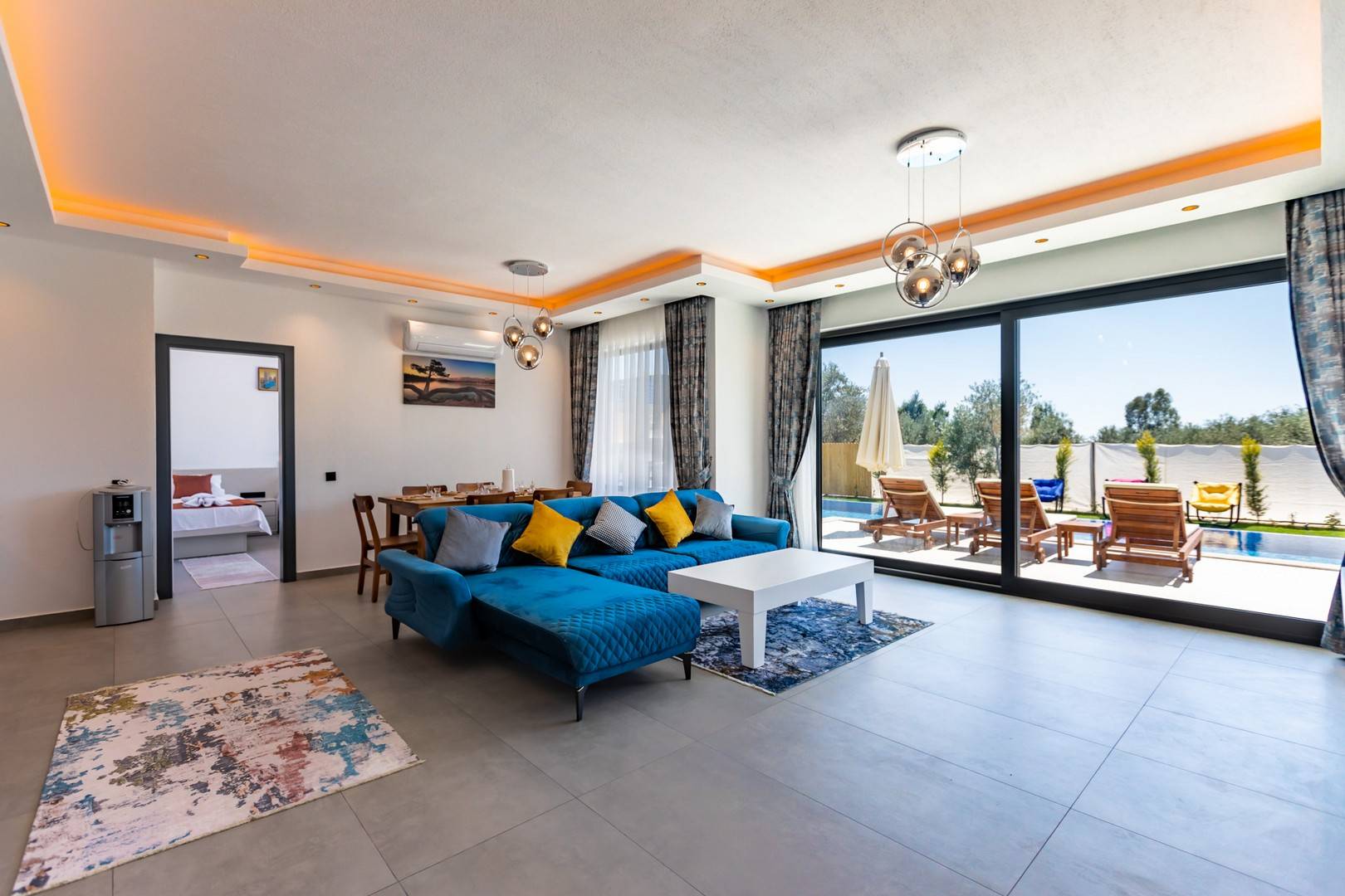 Kaş Çavdır'da Sakin Konumda, Özel Havuzlu, 5 Kişilik Villa 46086 — 9