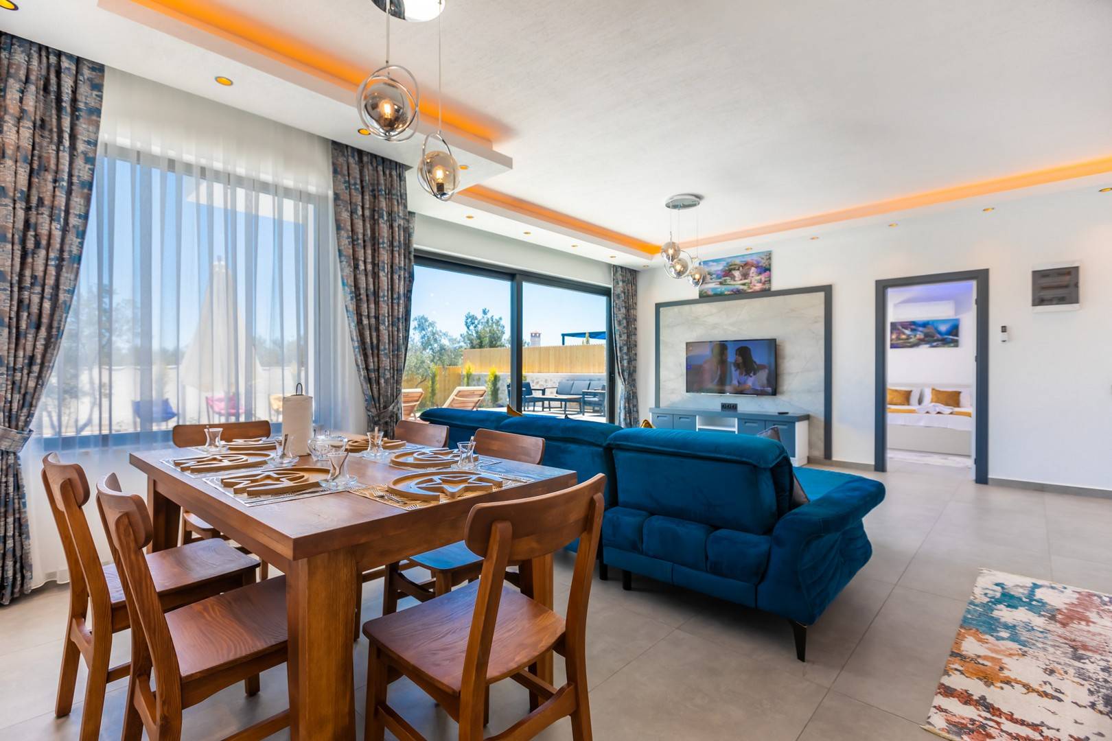 Kaş Çavdır'da Sakin Konumda, Özel Havuzlu, 5 Kişilik Villa