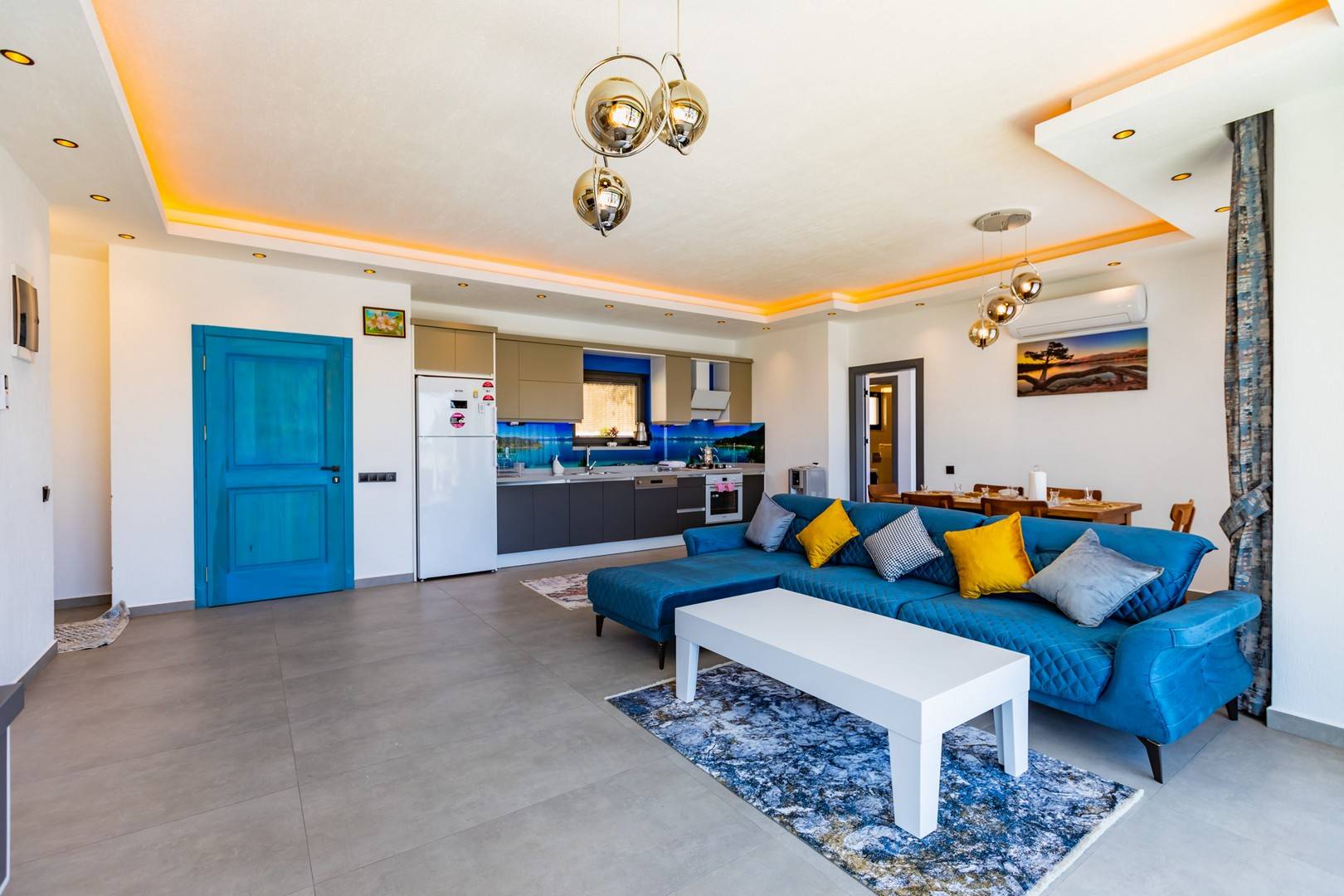 Kaş Çavdır'da Sakin Konumda, Özel Havuzlu, 5 Kişilik Villa