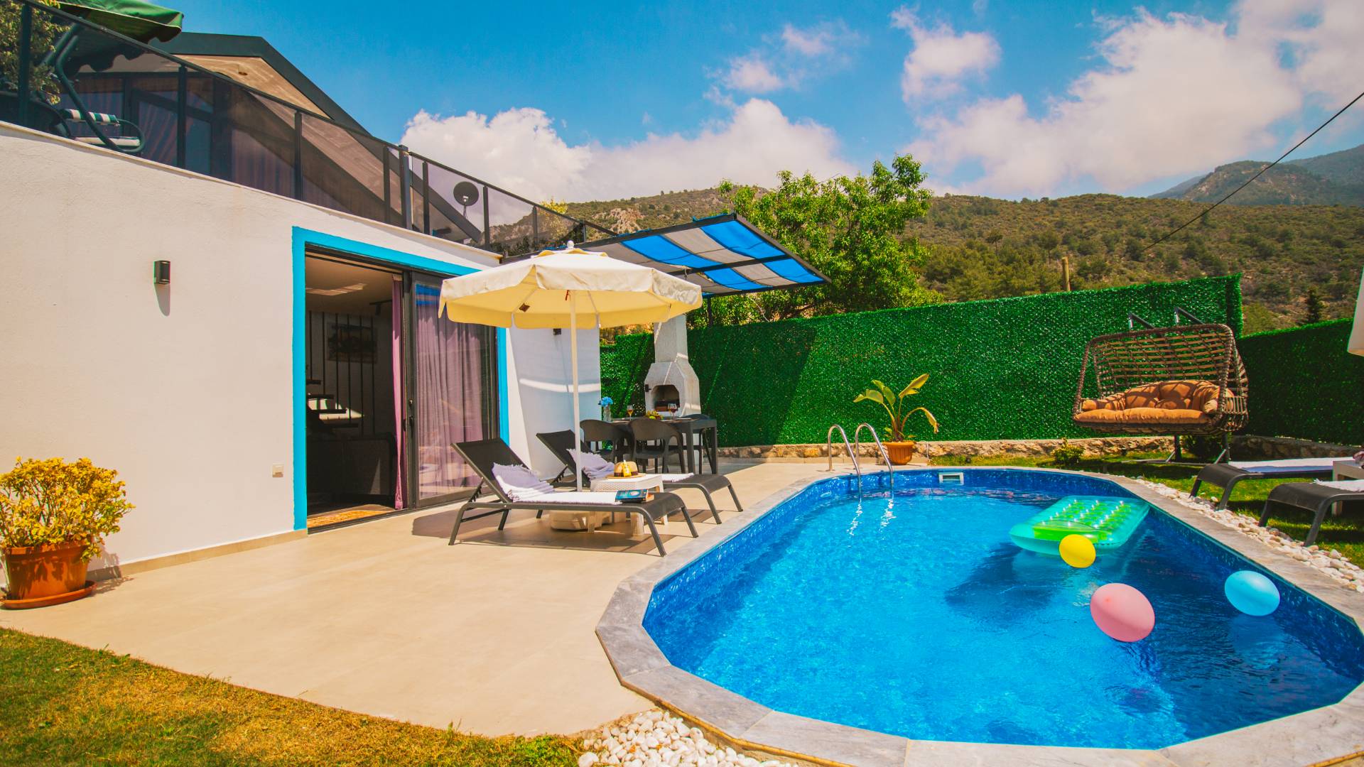 Kaş Çayköy'de Yemyeşil Doğada, Özel Havuzlu, Korunaklı Villa 45859 — 2
