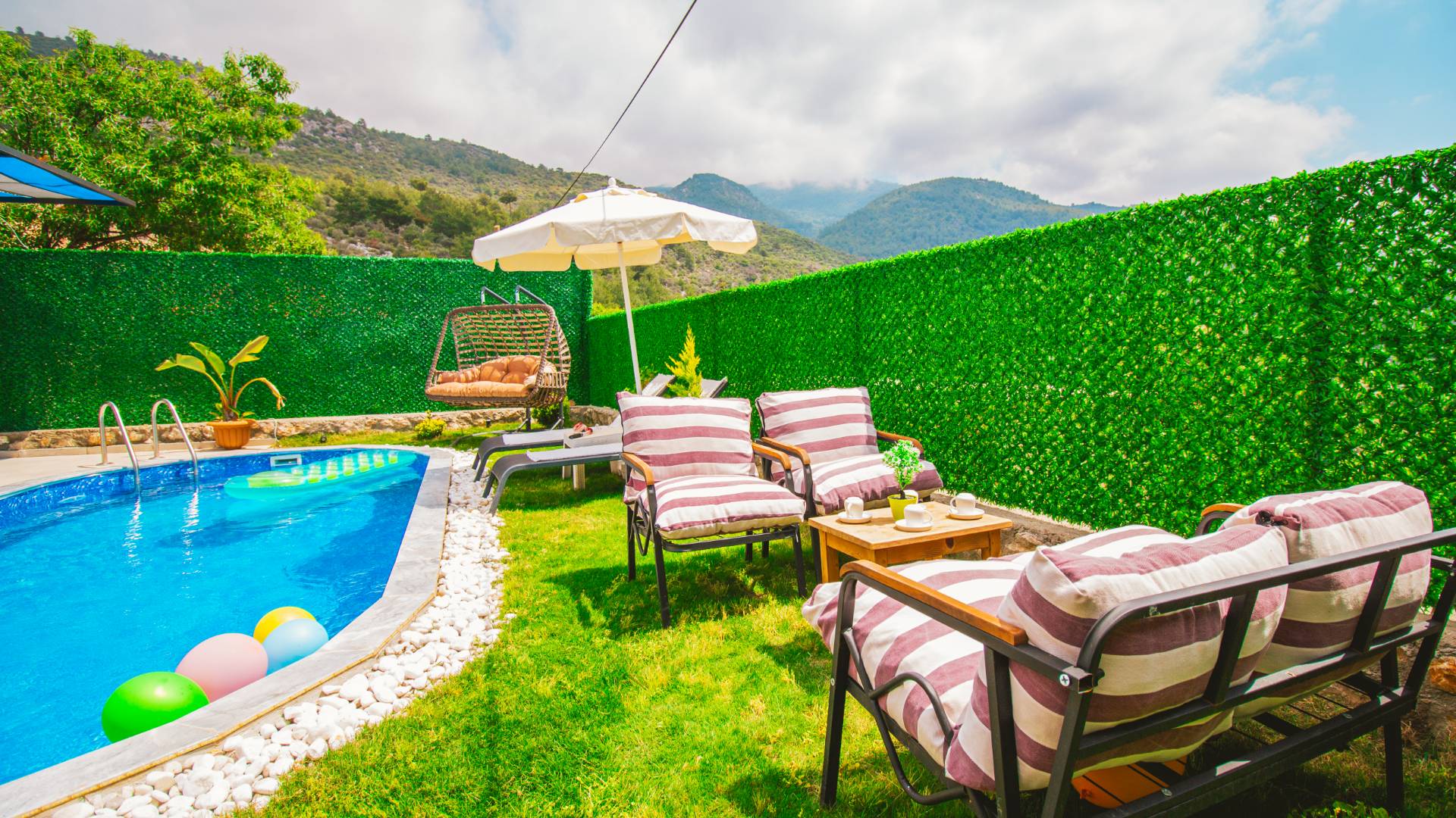 Kaş Çayköy'de Yemyeşil Doğada, Özel Havuzlu, Korunaklı Villa 45859 — 7