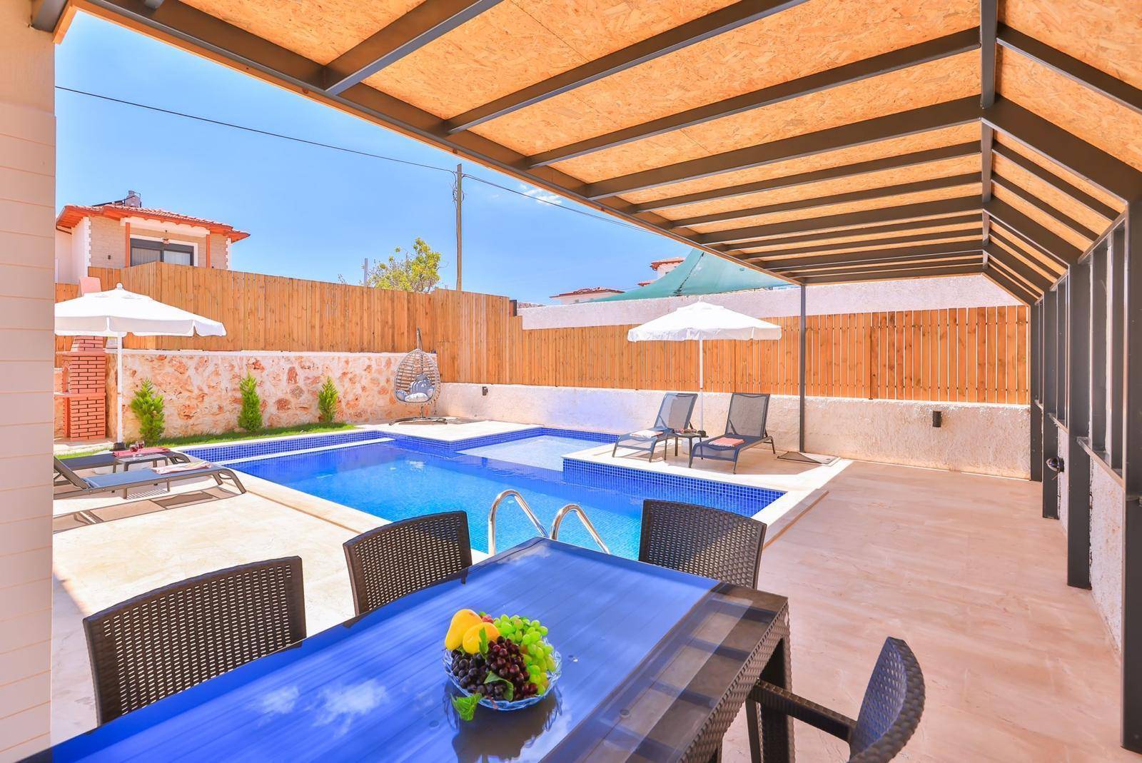 Kaş Çukurbağ'da Bohem Tasarımlı, Özel Havuzlu, Konforlu Villa 45855 - 3