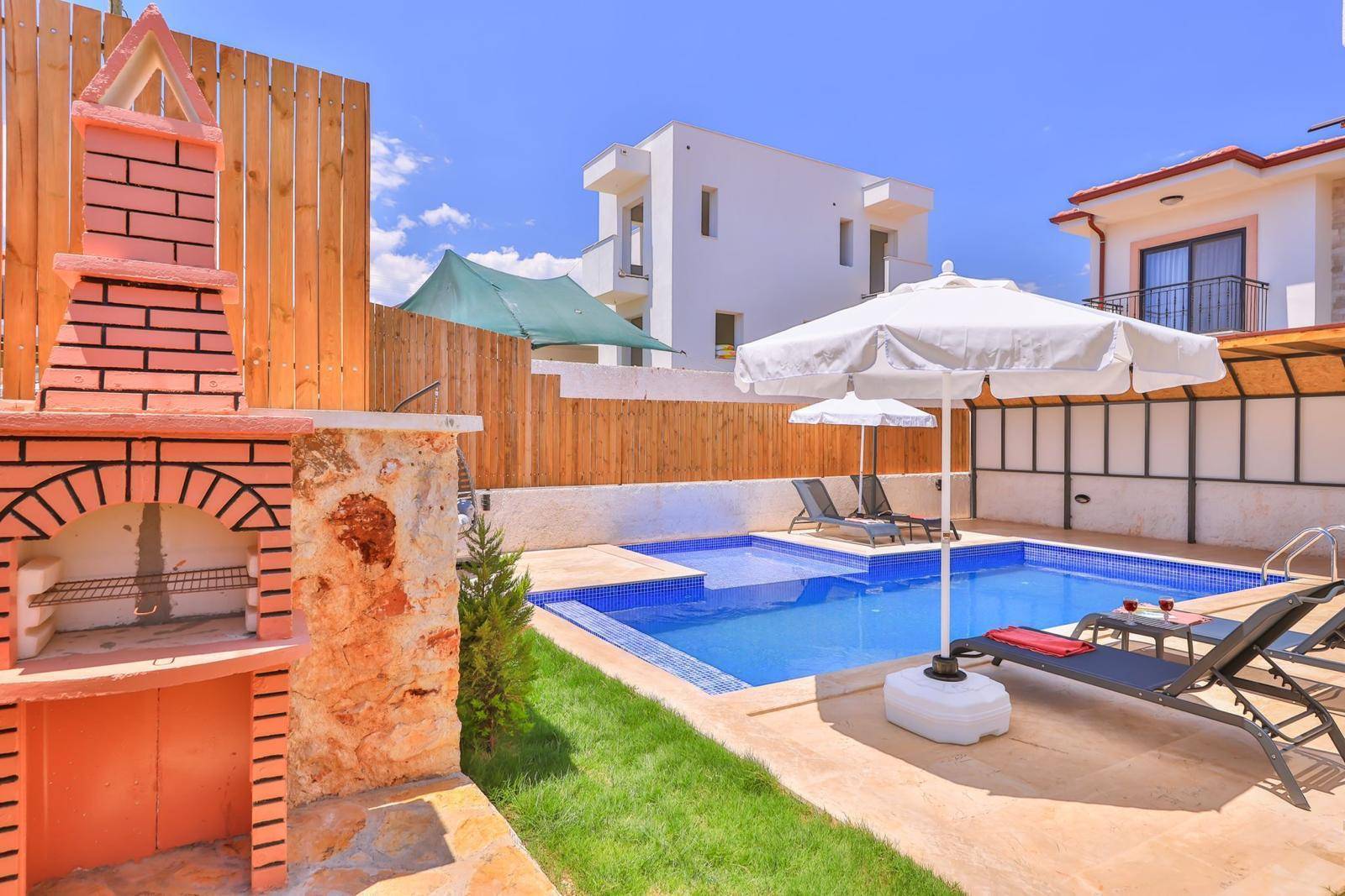 Kaş Çukurbağ'da Bohem Tasarımlı, Özel Havuzlu, Konforlu Villa 45855 - 4