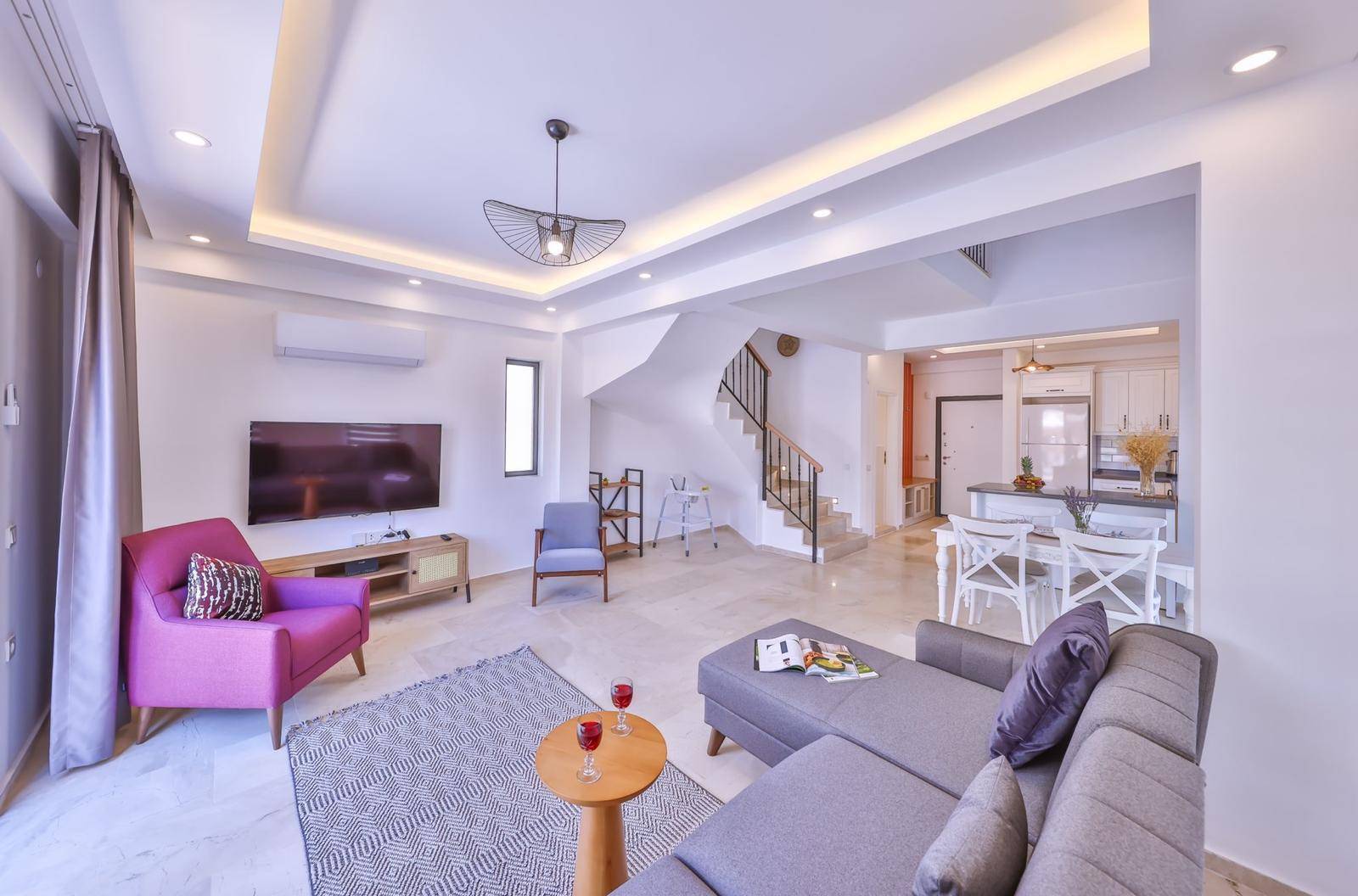 Kaş Çukurbağ'da Bohem Tasarımlı, Özel Havuzlu, Konforlu Villa 45855 — 6