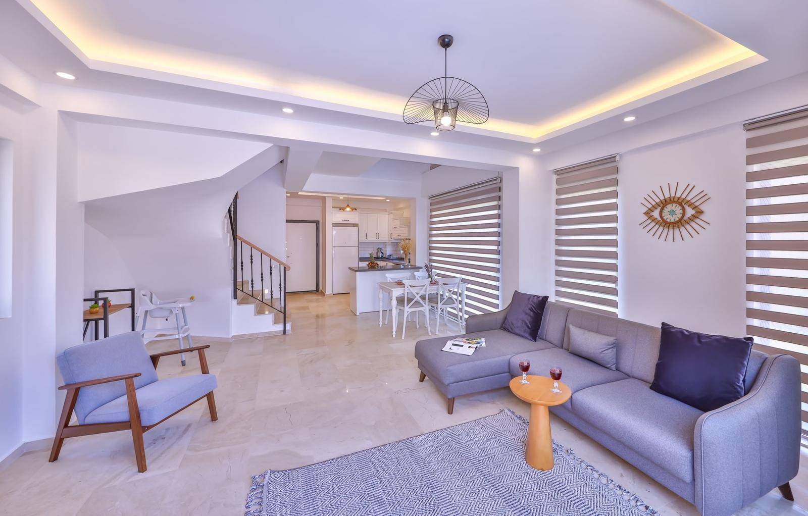 Kaş Çukurbağ'da Bohem Tasarımlı, Özel Havuzlu, Konforlu Villa 45855 — 7