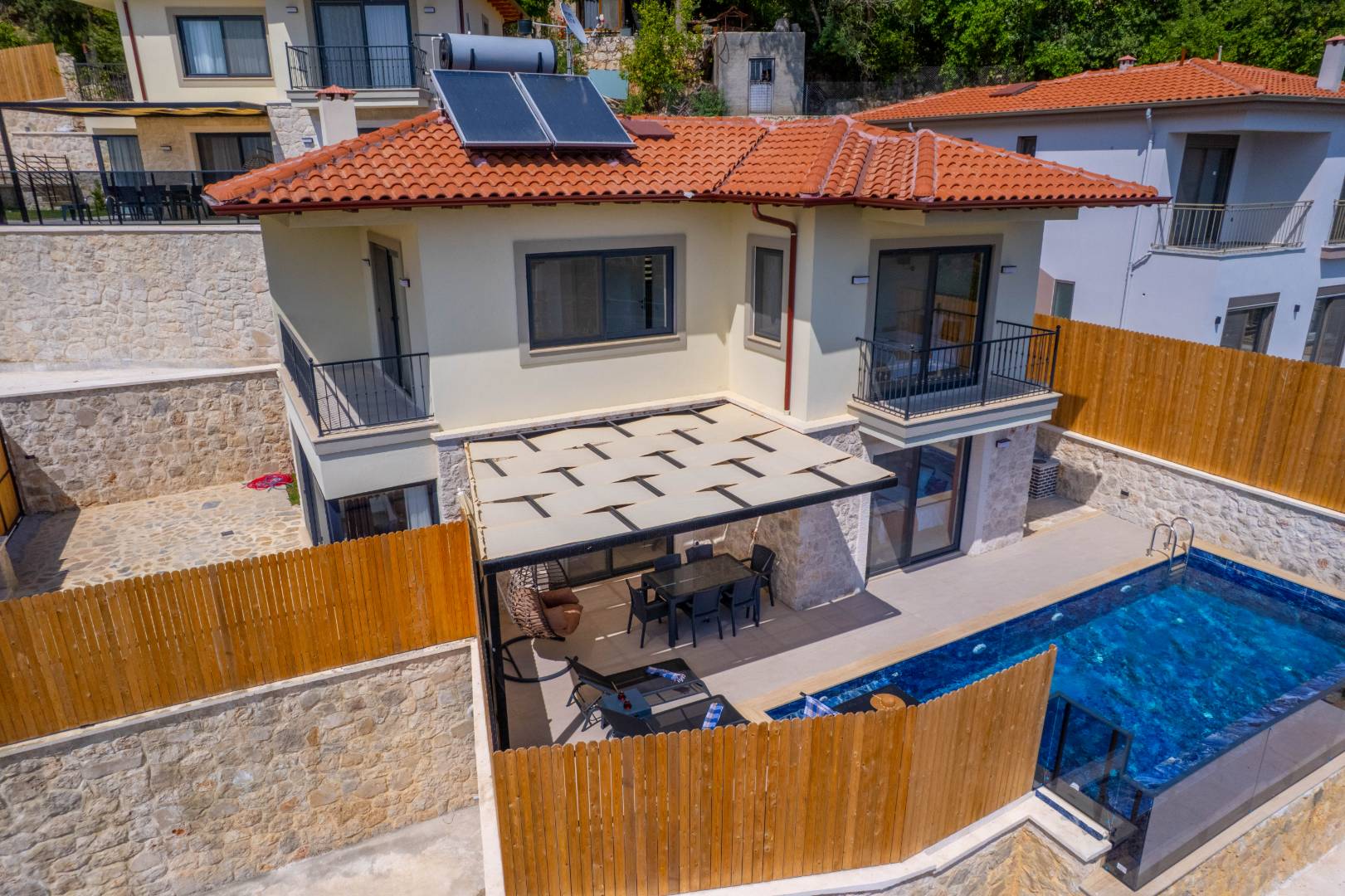 Kaş Çukurbağ'da Huzurlu Doğada, Özel Havuzlu, Jakuzili Villa