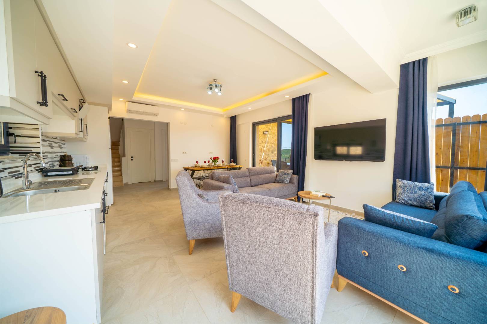Kaş Çukurbağ'da Huzurlu Doğada, Özel Havuzlu, Jakuzili Villa