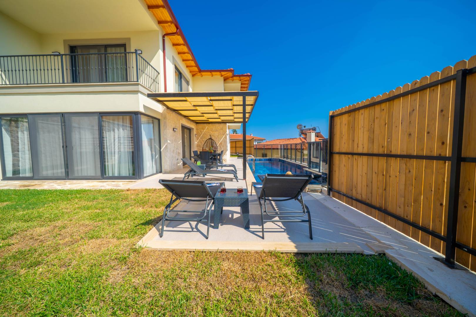 Kaş Çukurbağ'da Ormanın İçerisinde, Özel Havuzlu, 6 Kişilik Villa 43640 — 4