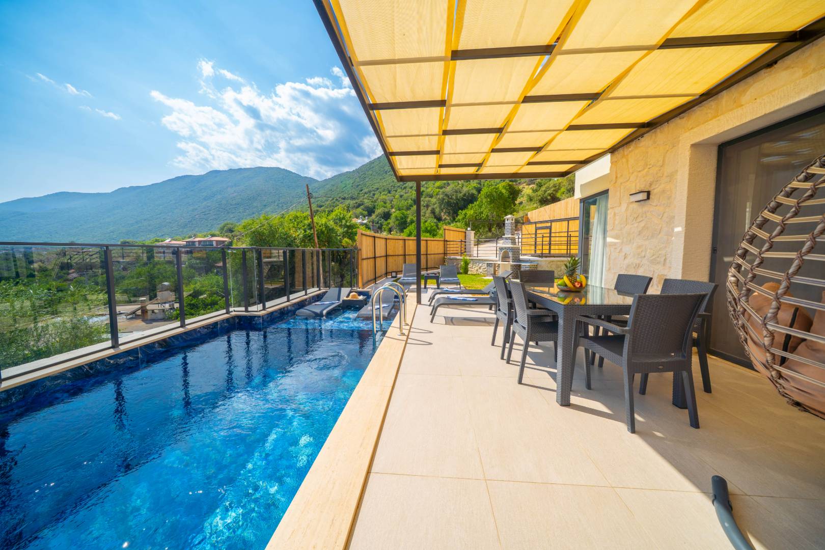 Kaş Çukurbağ'da Ormanın İçerisinde, Özel Havuzlu, 6 Kişilik Villa 43640 — 8