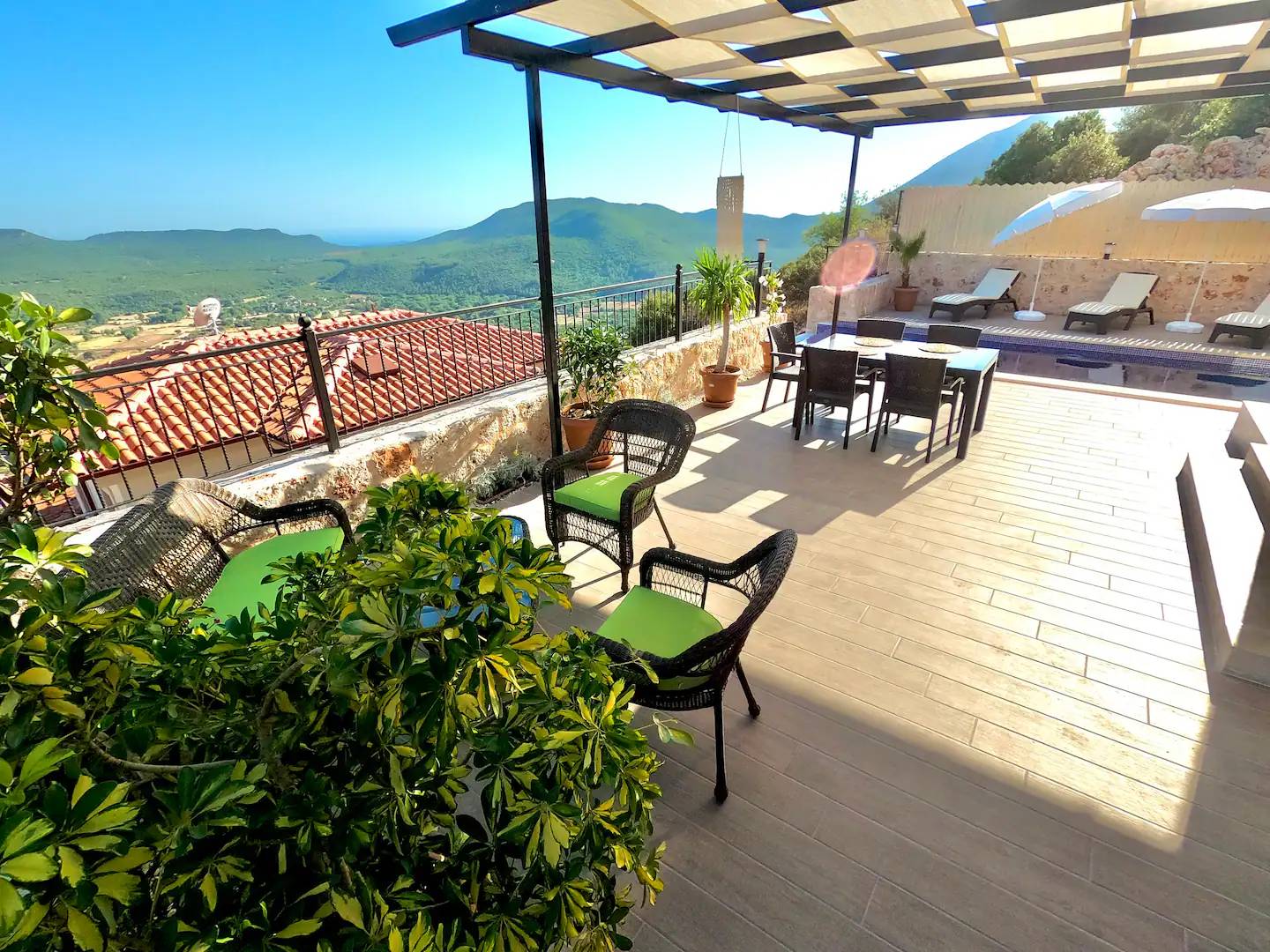 Kaş Çukurbağ'da Sakin Konumda, Özel Havuzlu, Kiralık Villa