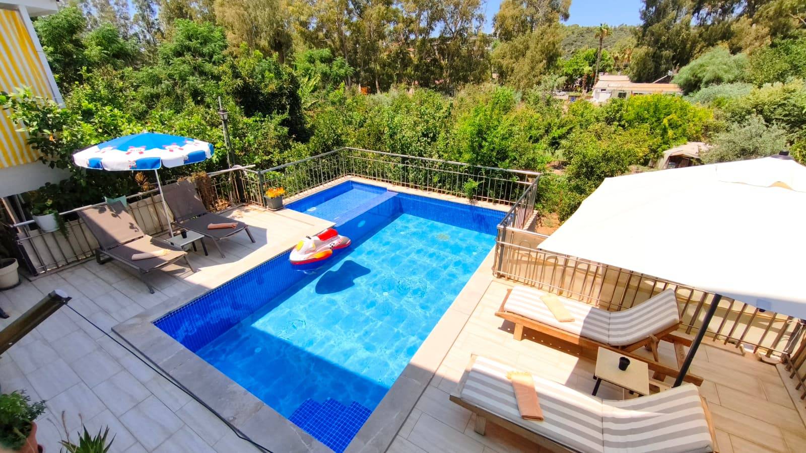 Kaş Gelemiş'te Doğa İçerisinde, Özel Havuzlu, Konforlu Ev 46091 — 6
