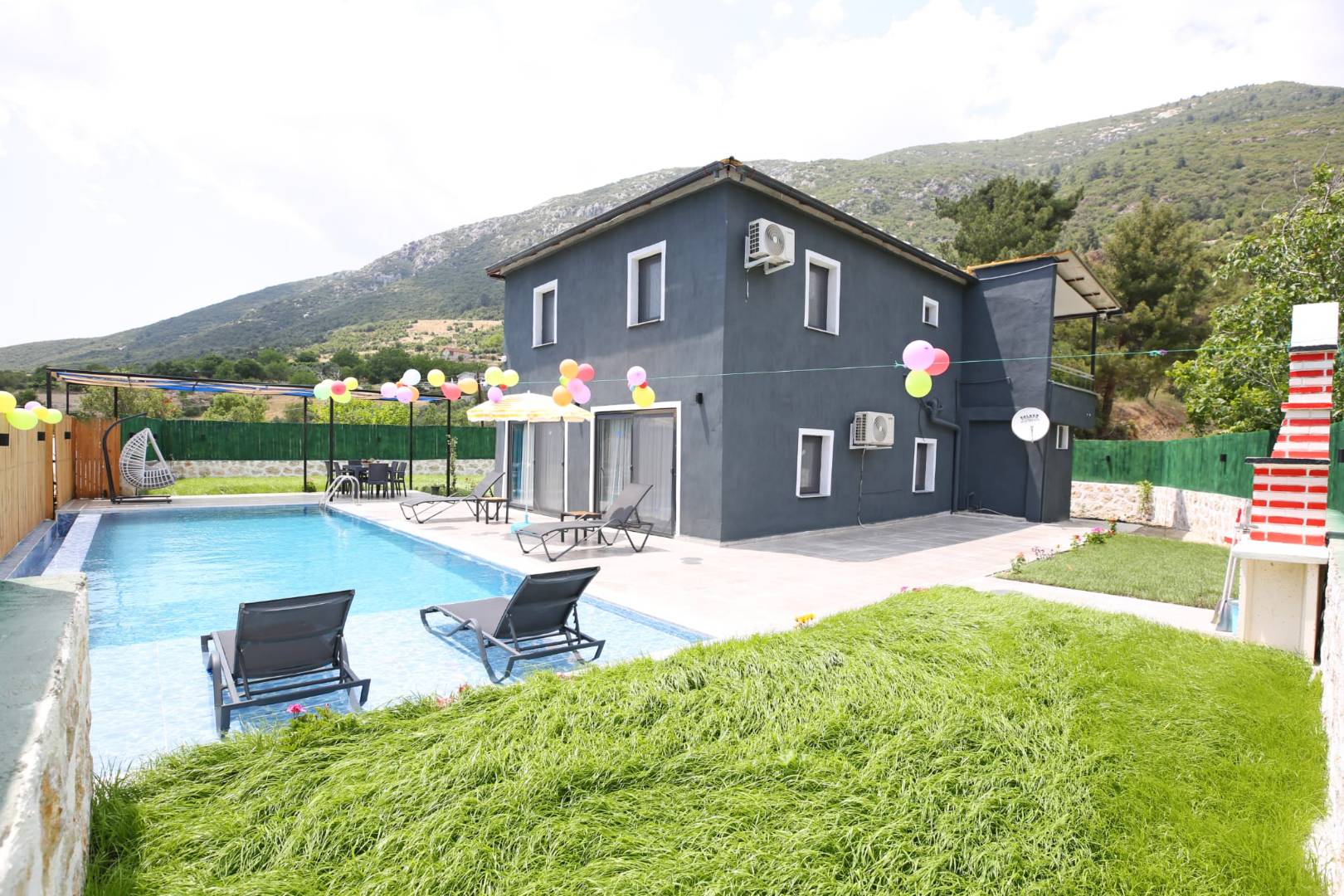 Kaş Hacıoğlan'da Balayı Çiftlerine Uygun, Özel Havuzlu, 2+1 Villa 46337