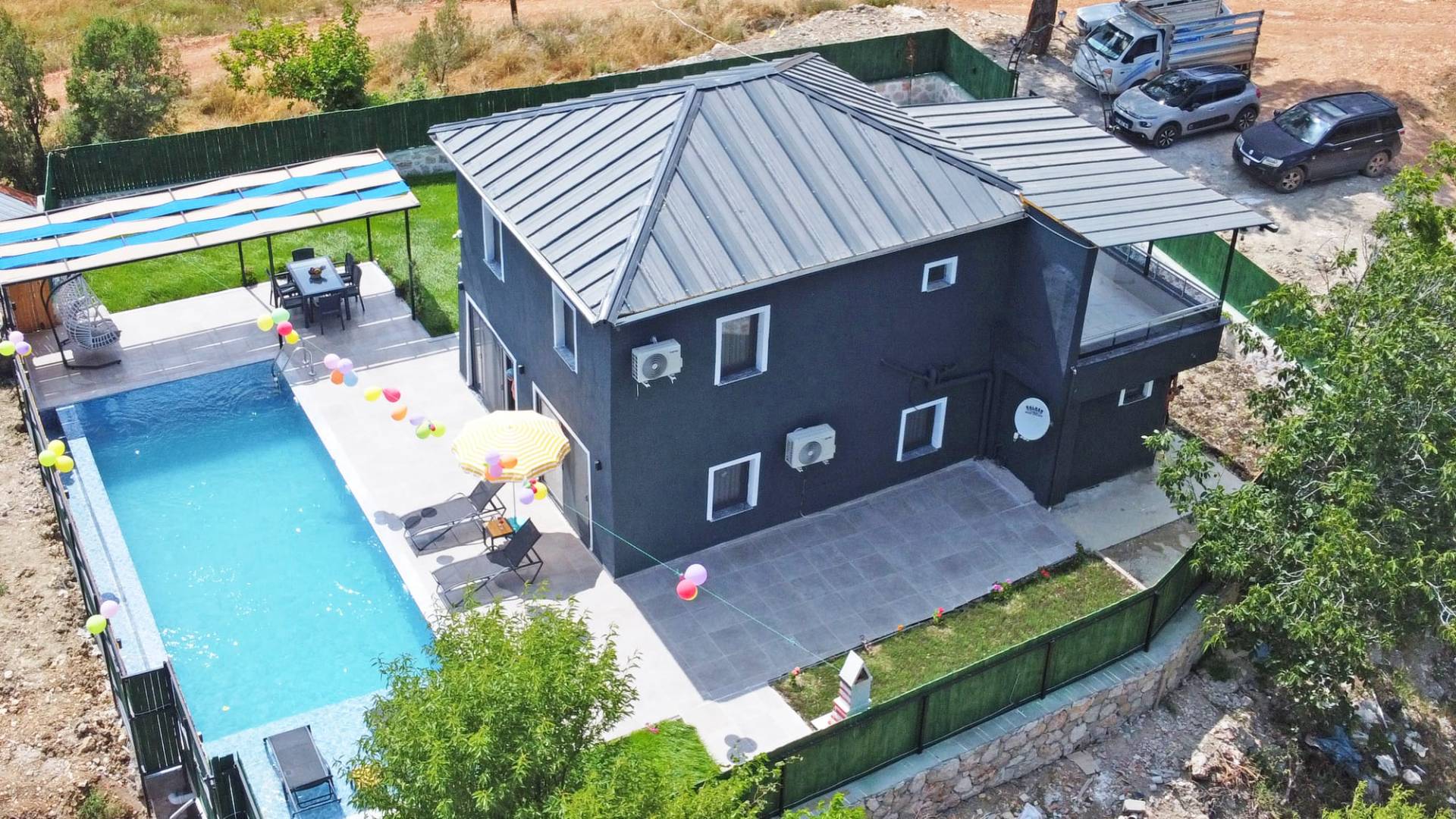 Kaş Hacıoğlan'da Balayı Çiftlerine Uygun, Özel Havuzlu, 2+1 Villa