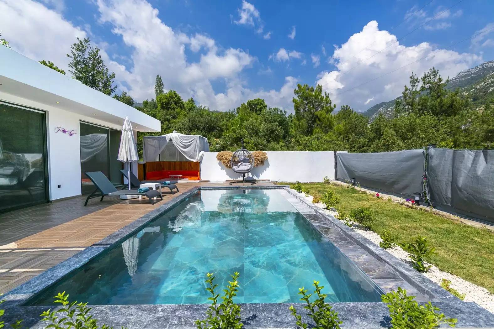 Kaş İslamlar'da Balayı Çiftlerine Uygun, Özel Havuzlu, Modern Villa 45729 — 2