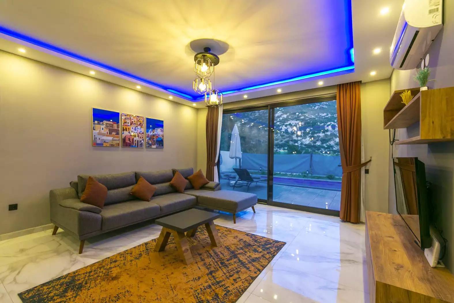 Kaş İslamlar'da Balayı Çiftlerine Uygun, Özel Havuzlu, Modern Villa 45729 — 8