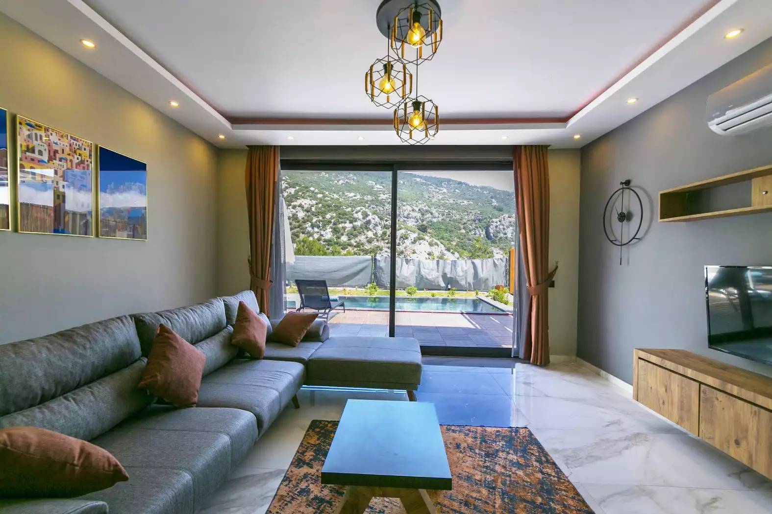 Kaş İslamlar'da Balayı Çiftlerine Uygun, Özel Havuzlu, Modern Villa 45729 — 9