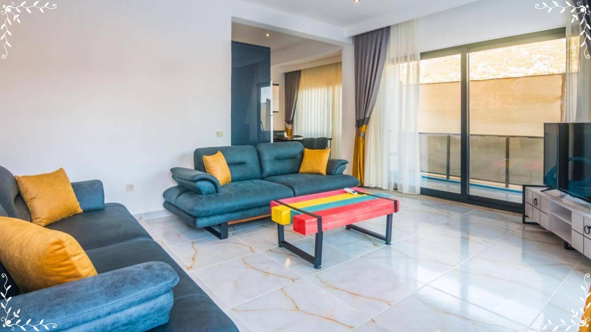 Kaş İslamlar'da Doğa İçerisinde, Özel Havuzlu, Kiralık Villa