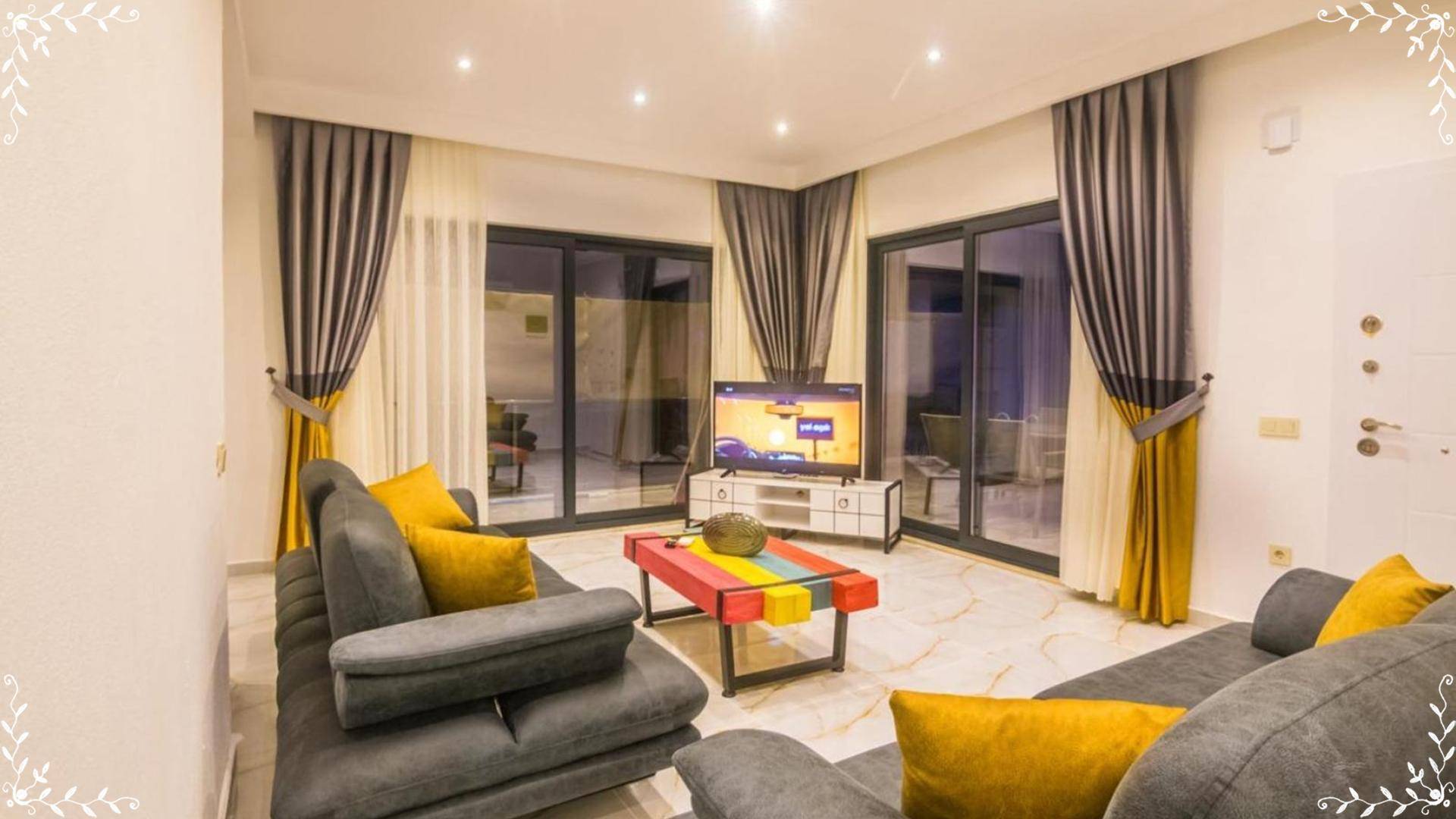 Kaş İslamlar'da Doğa İçerisinde, Özel Havuzlu, Kiralık Villa
